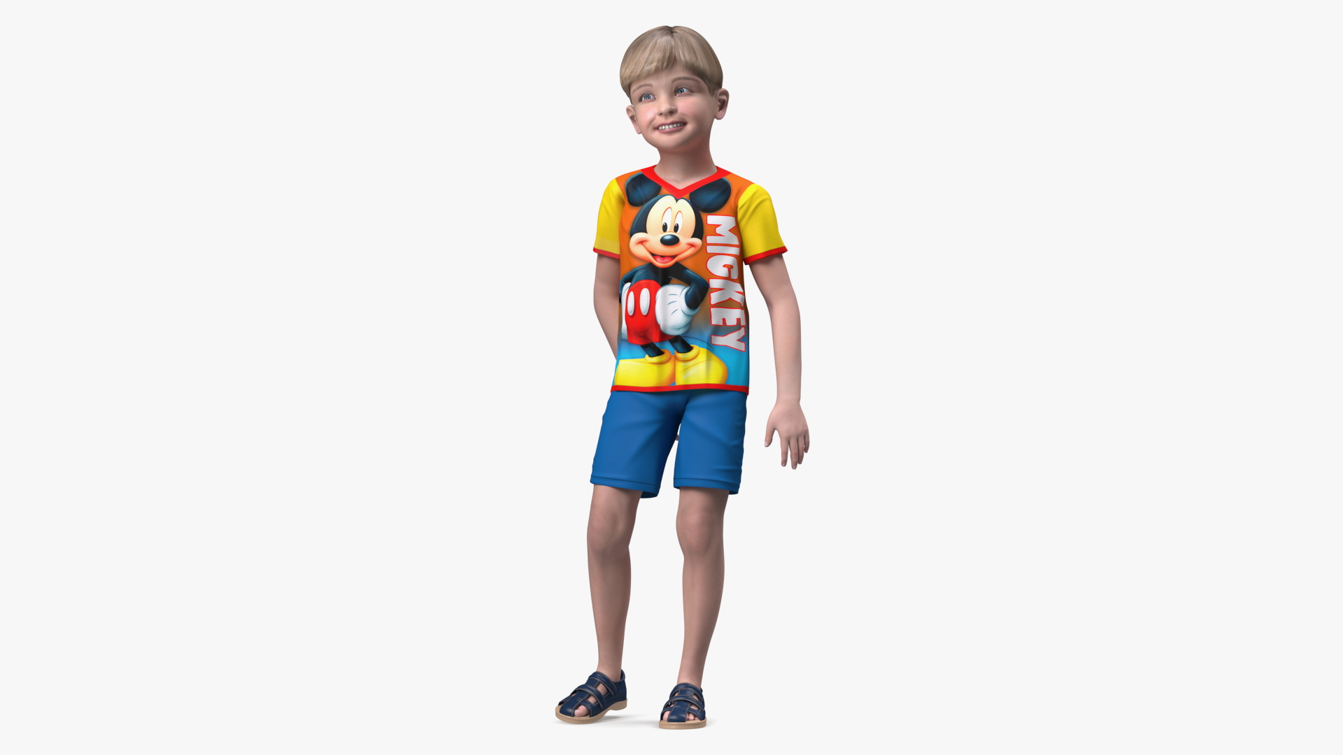 Realistic Child Boy 3D model