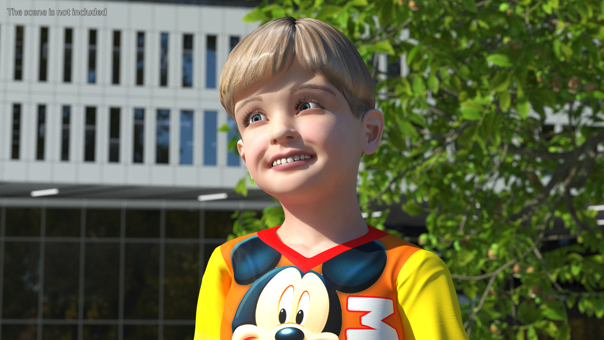 Realistic Child Boy 3D model