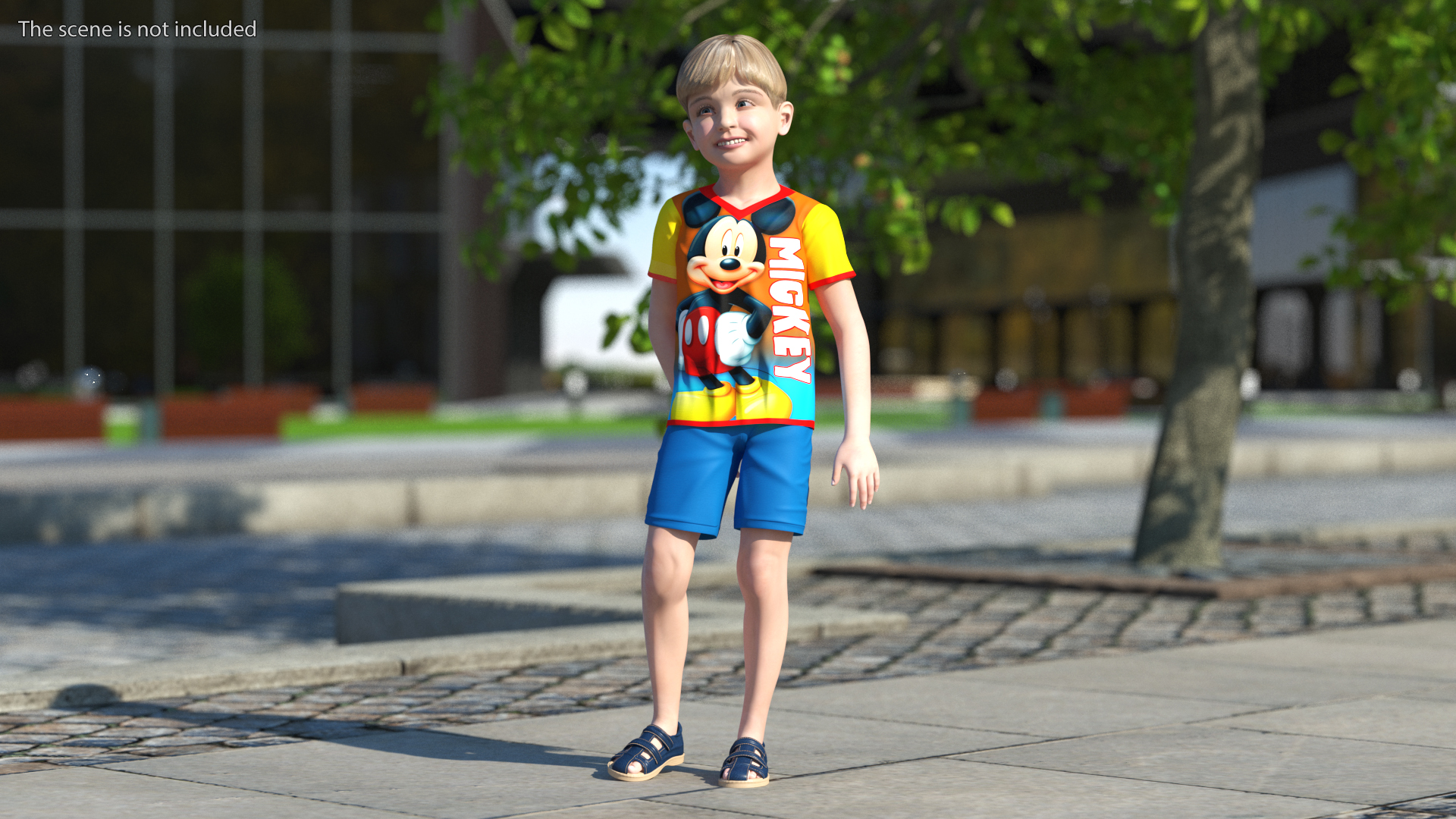 Realistic Child Boy 3D model