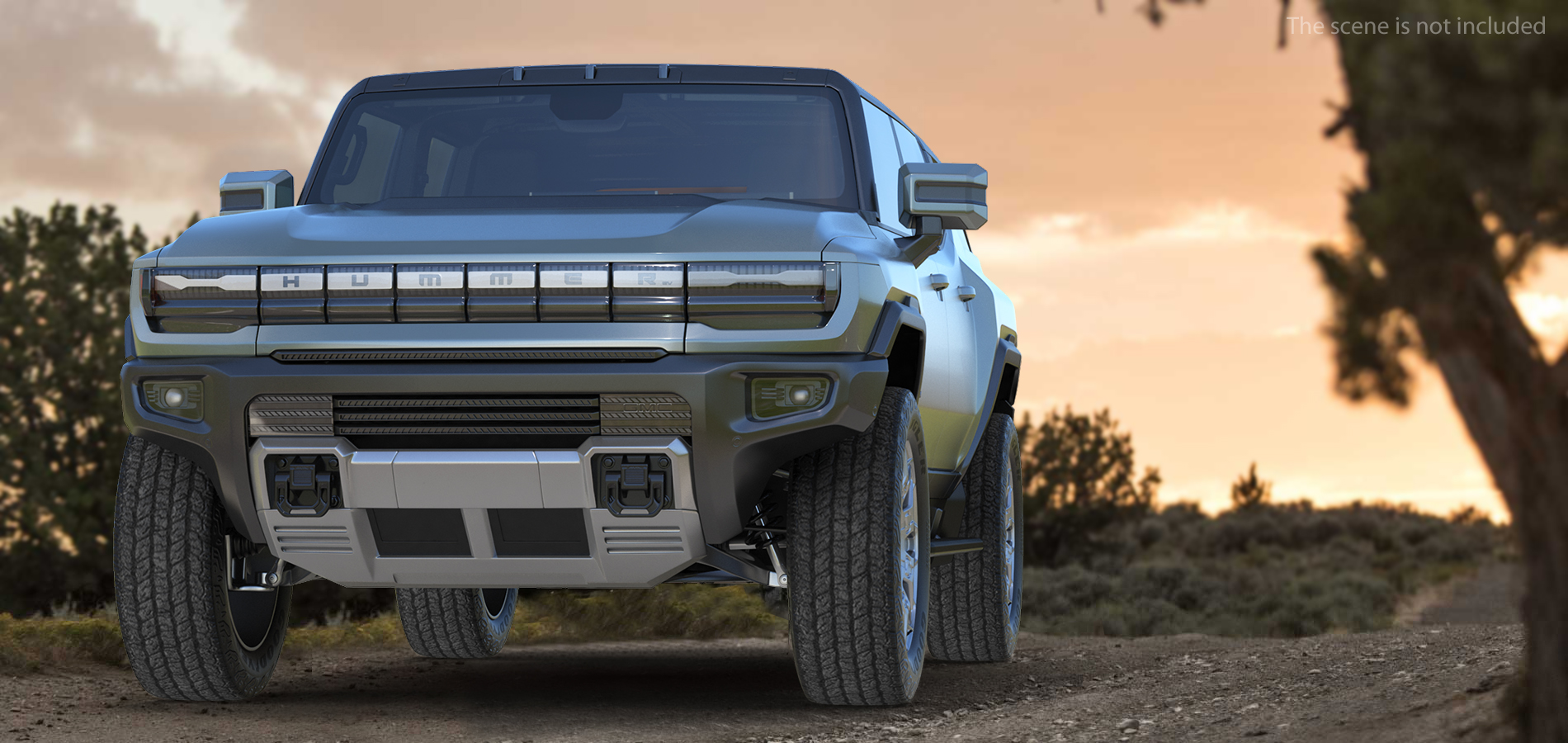 GMC Hummer EV SUV 3D