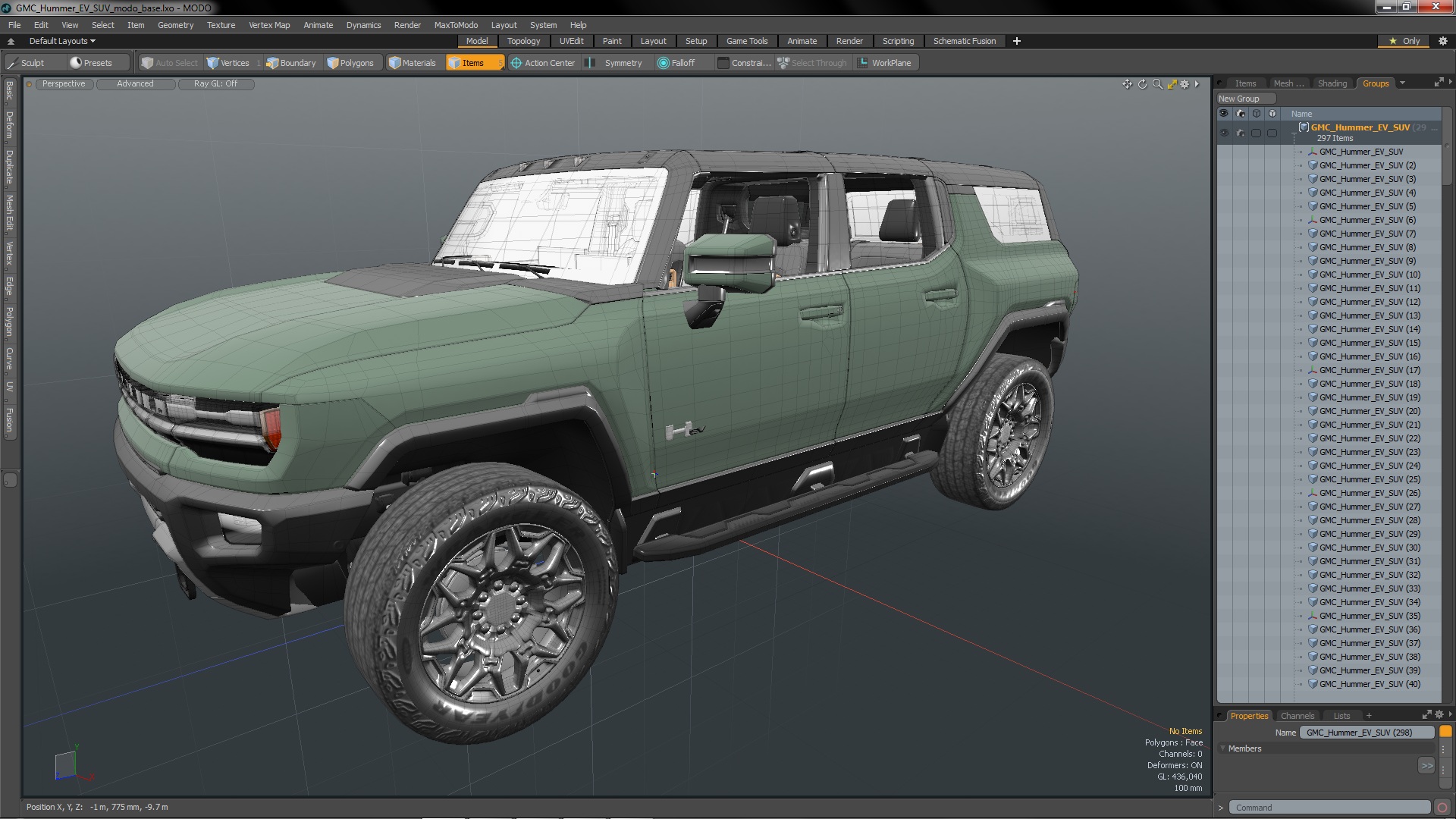 GMC Hummer EV SUV 3D