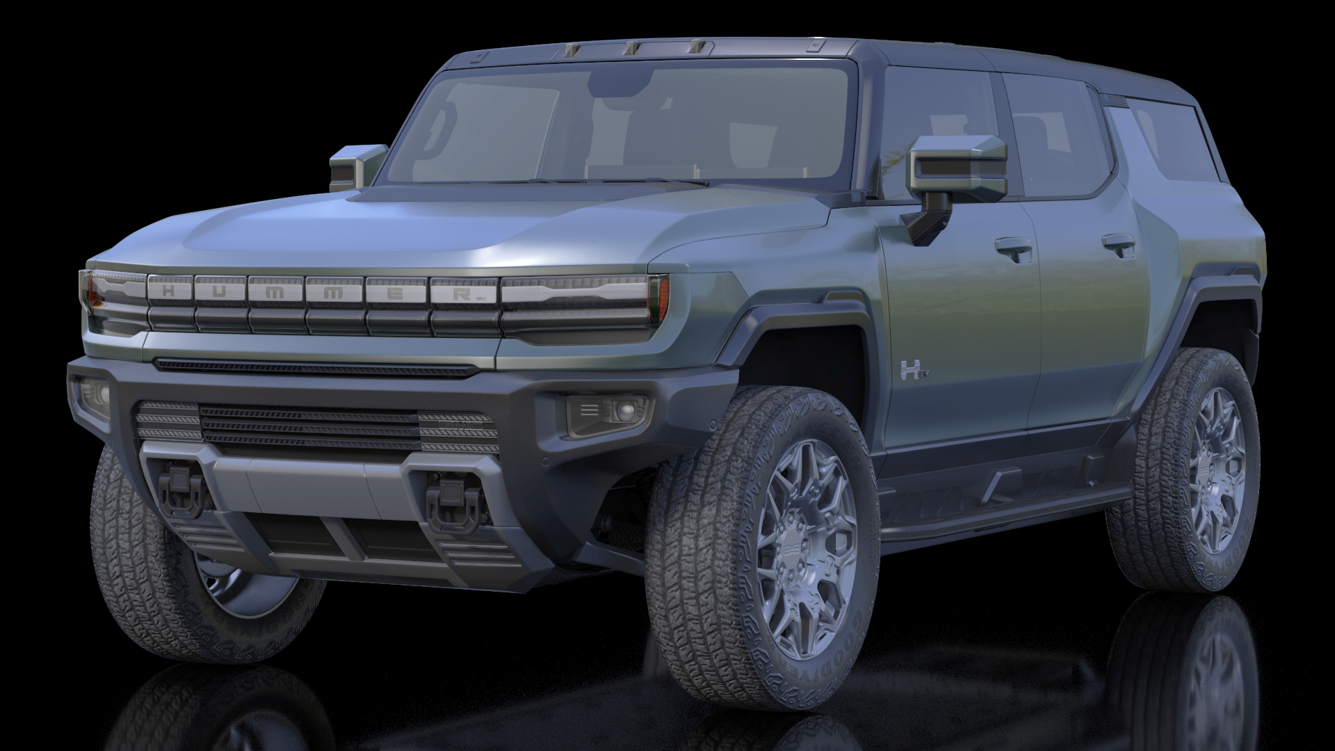 GMC Hummer EV SUV 3D