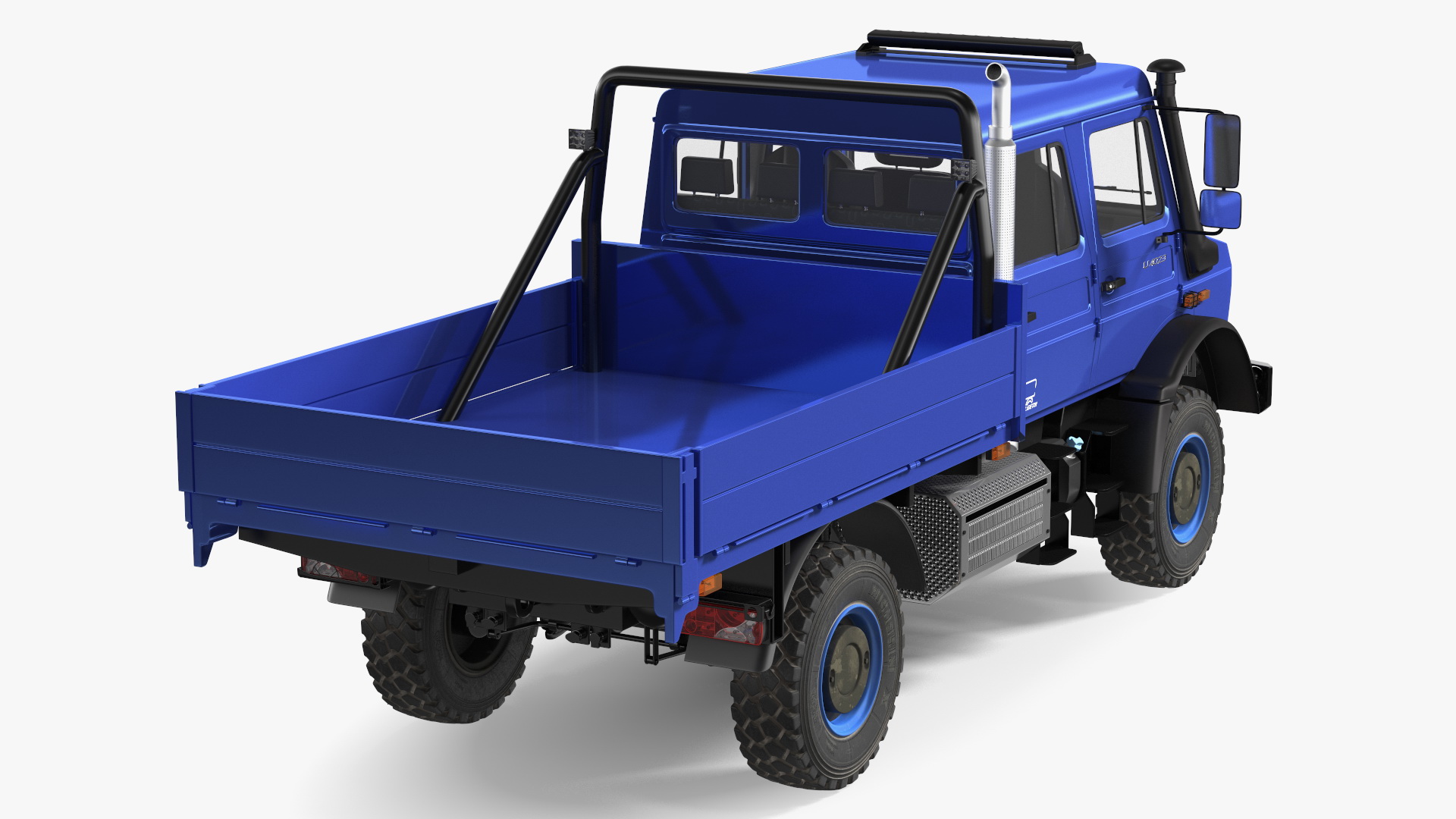 3D Mercedes Benz Unimog 4023 Off Road Vehicle Simple Interior model