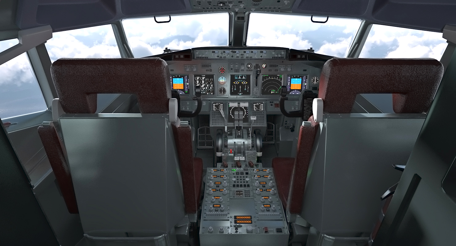 3D Boeing 737 900 with Interior Ryanair Rigged model