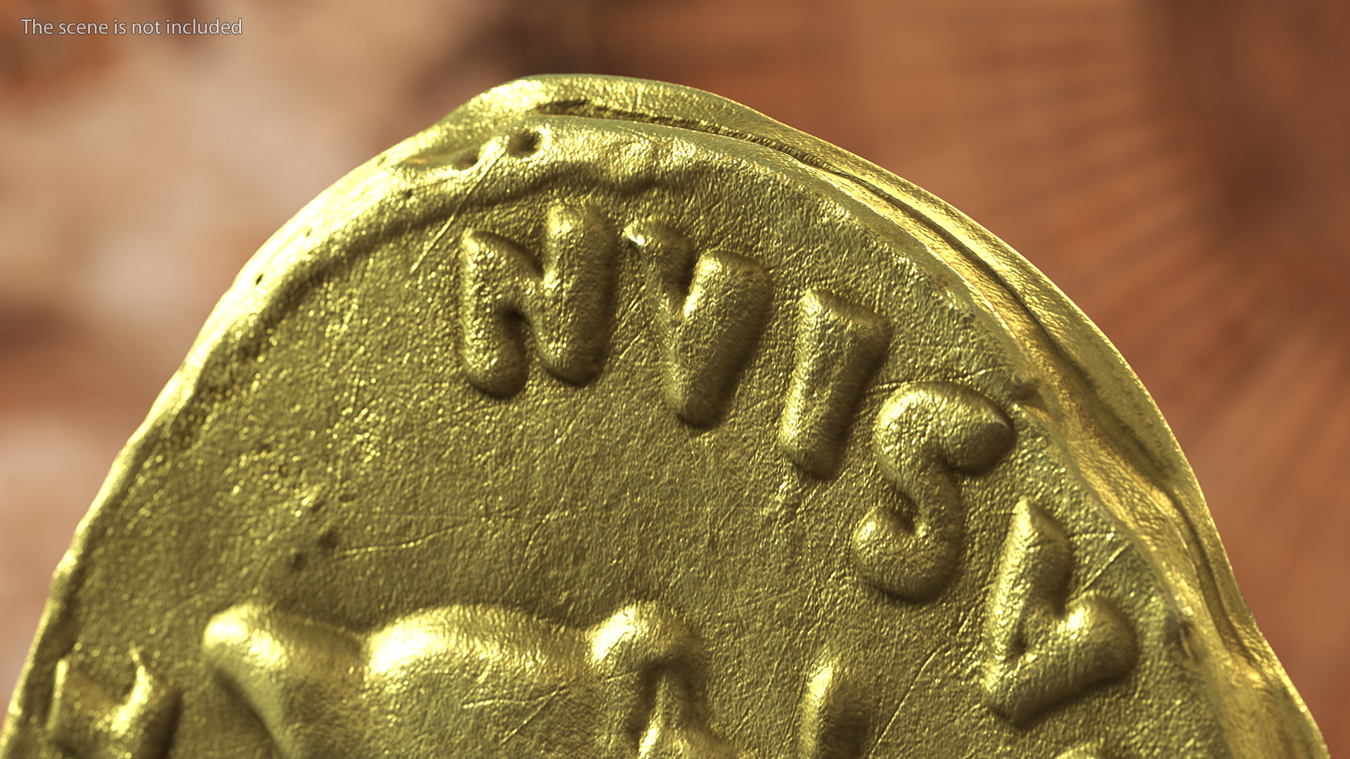 Aureus Roman Empire Gold Coin 3D model