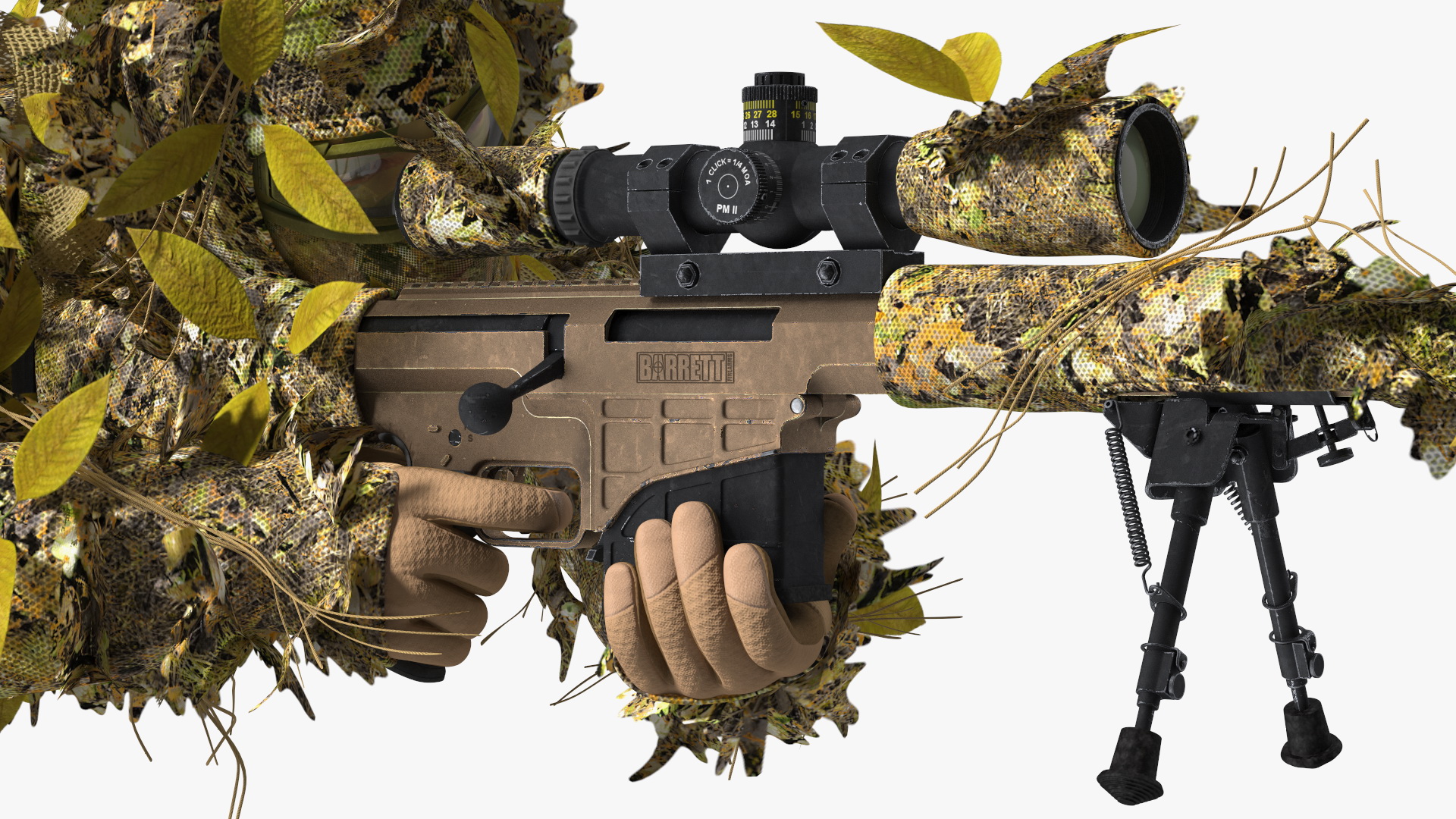 Sniper Shooting Position 3D model