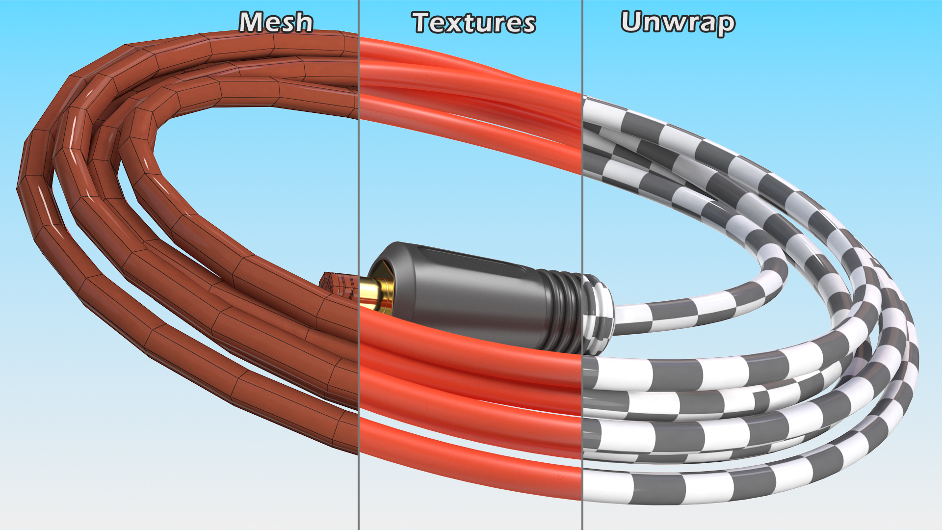 3D Heavy Duty Copper Welding Cable