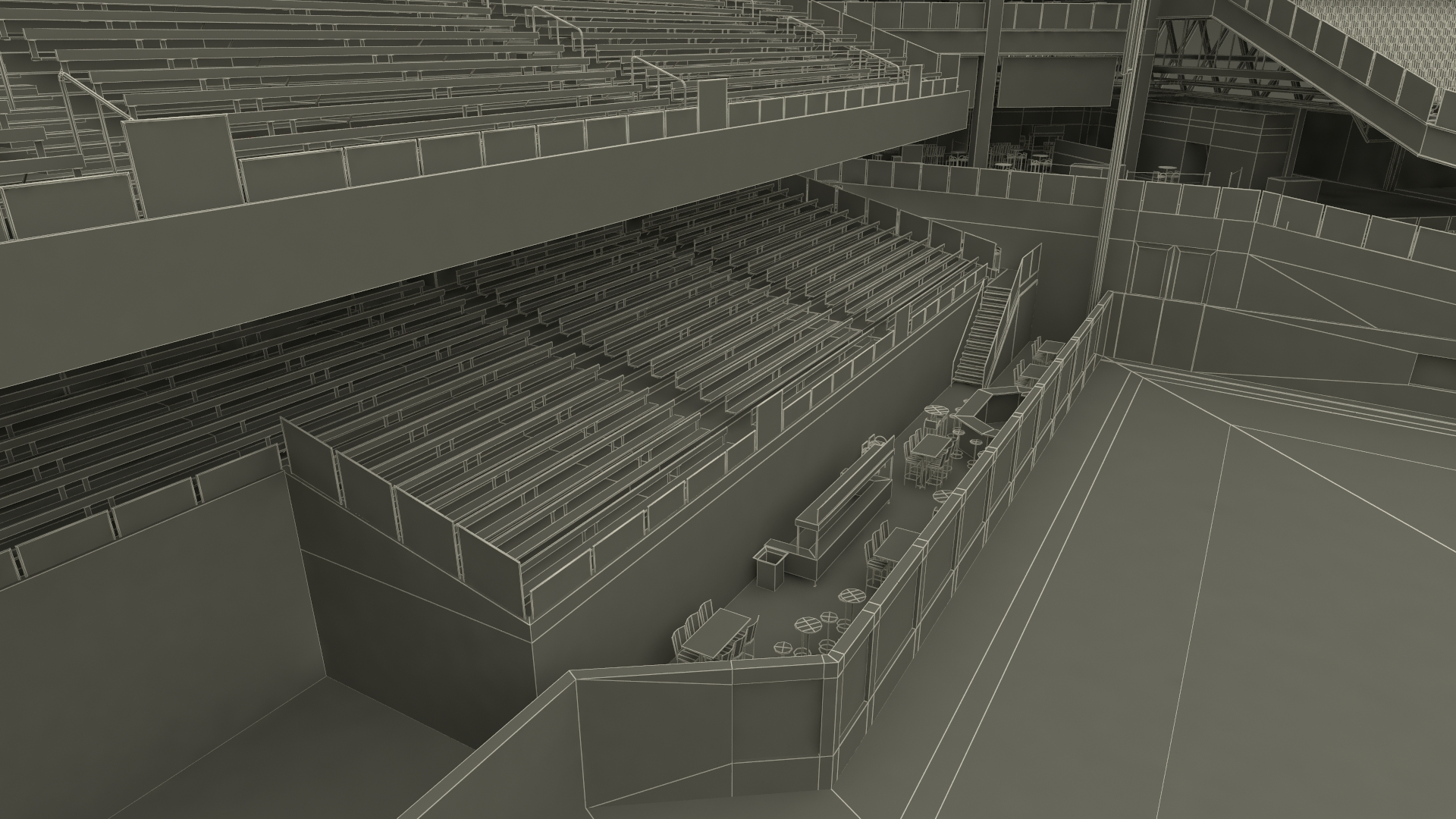 3D Baseball Stadium