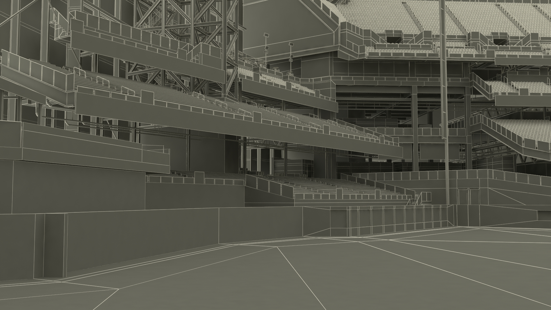 3D Baseball Stadium