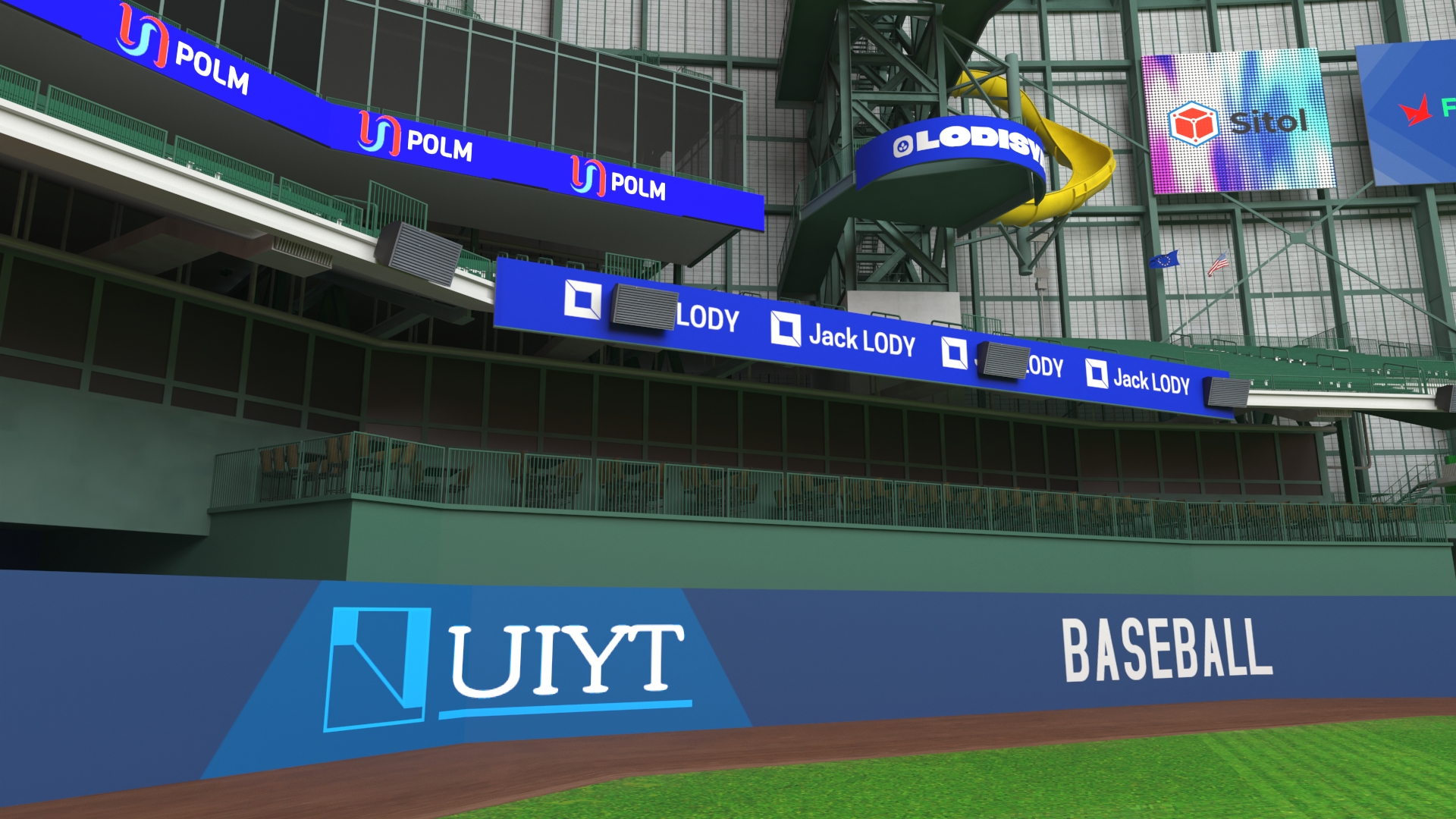 3D Baseball Stadium