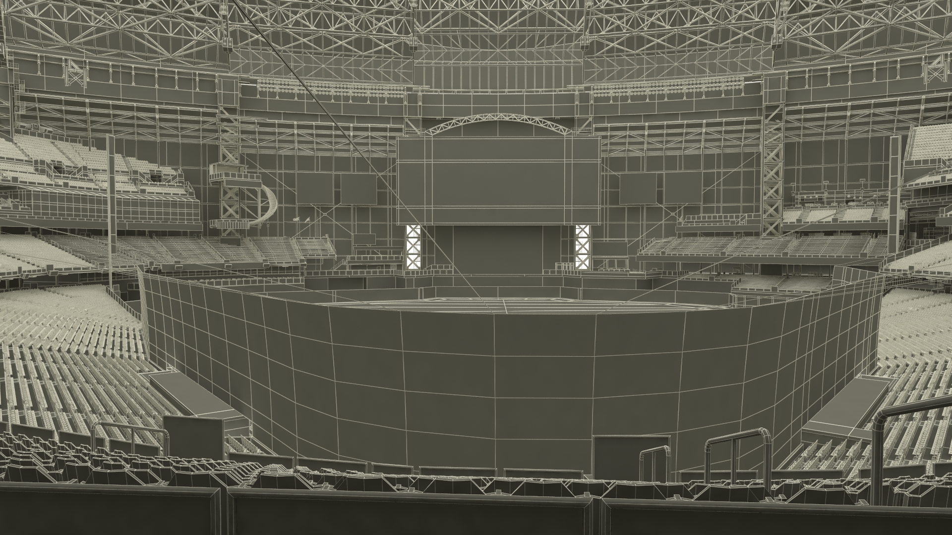 3D Baseball Stadium