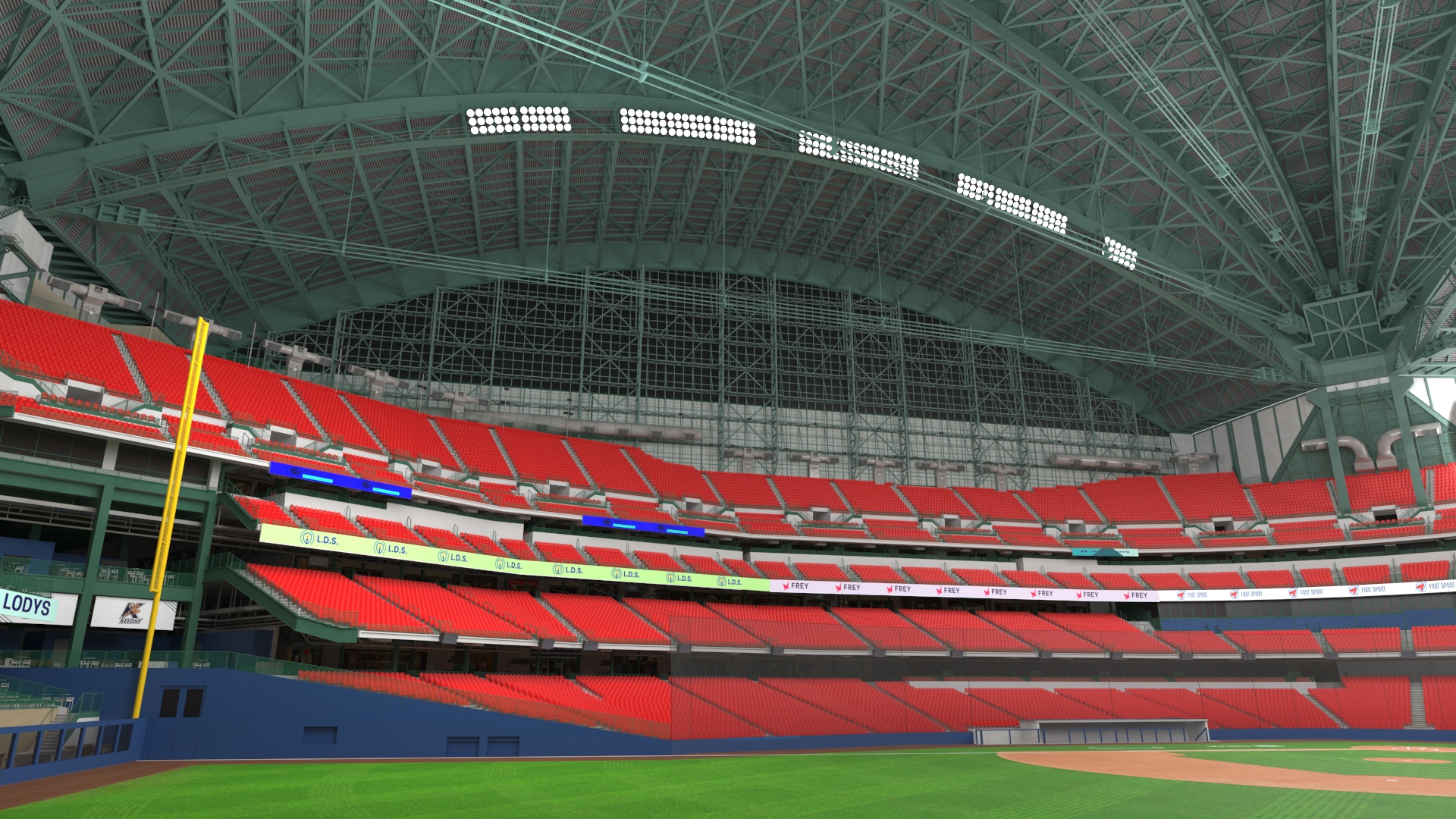 3D Baseball Stadium