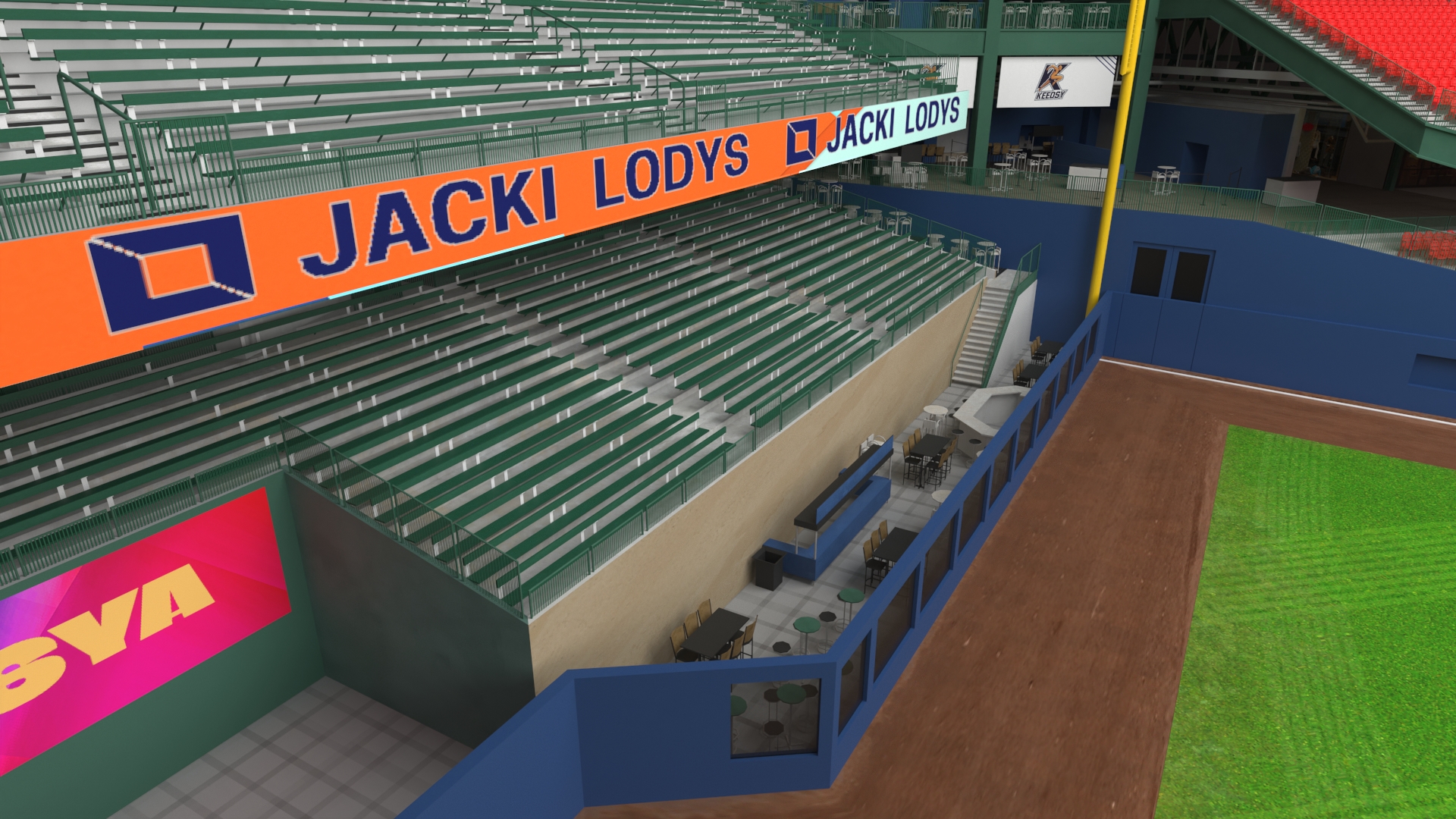 3D Baseball Stadium