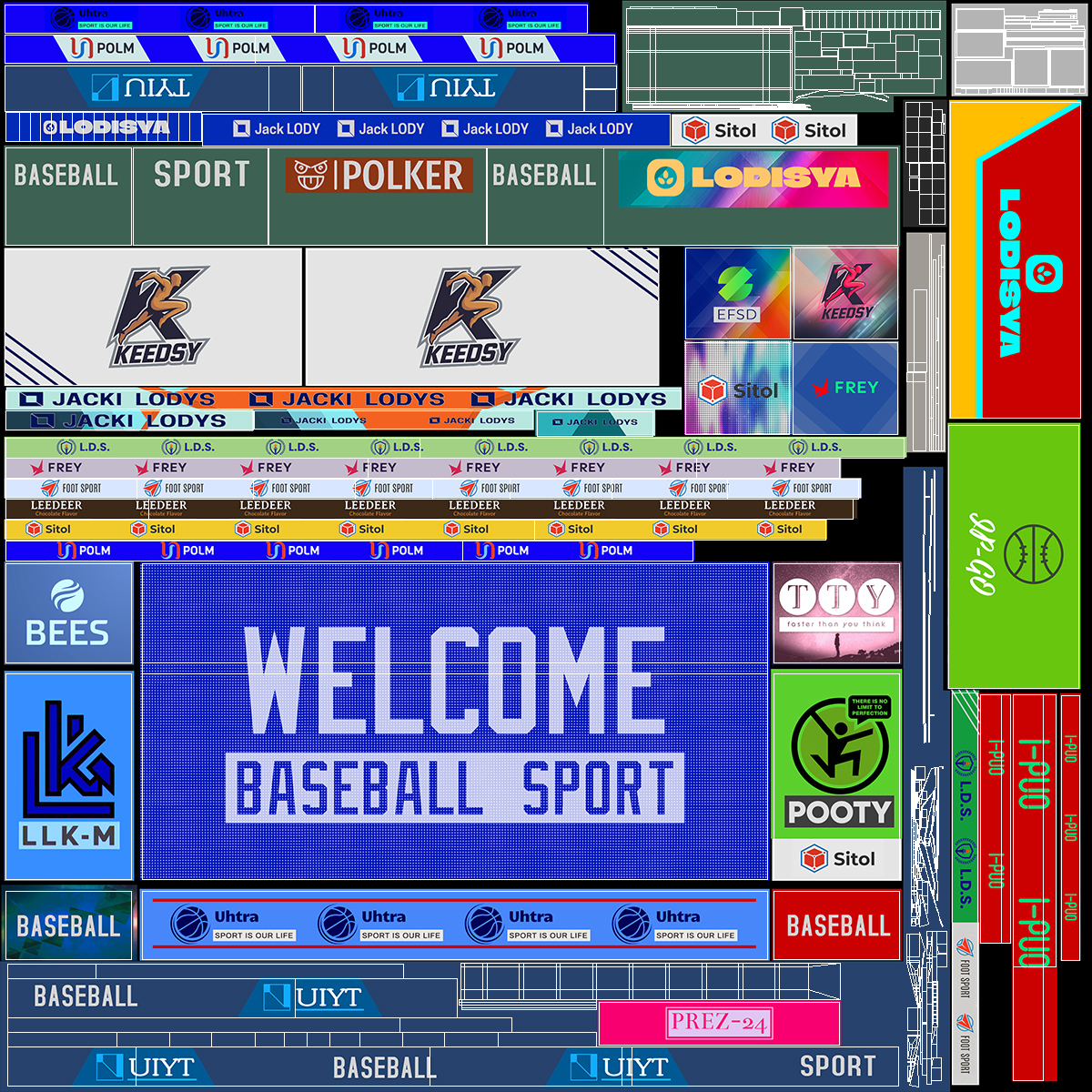 3D Baseball Stadium