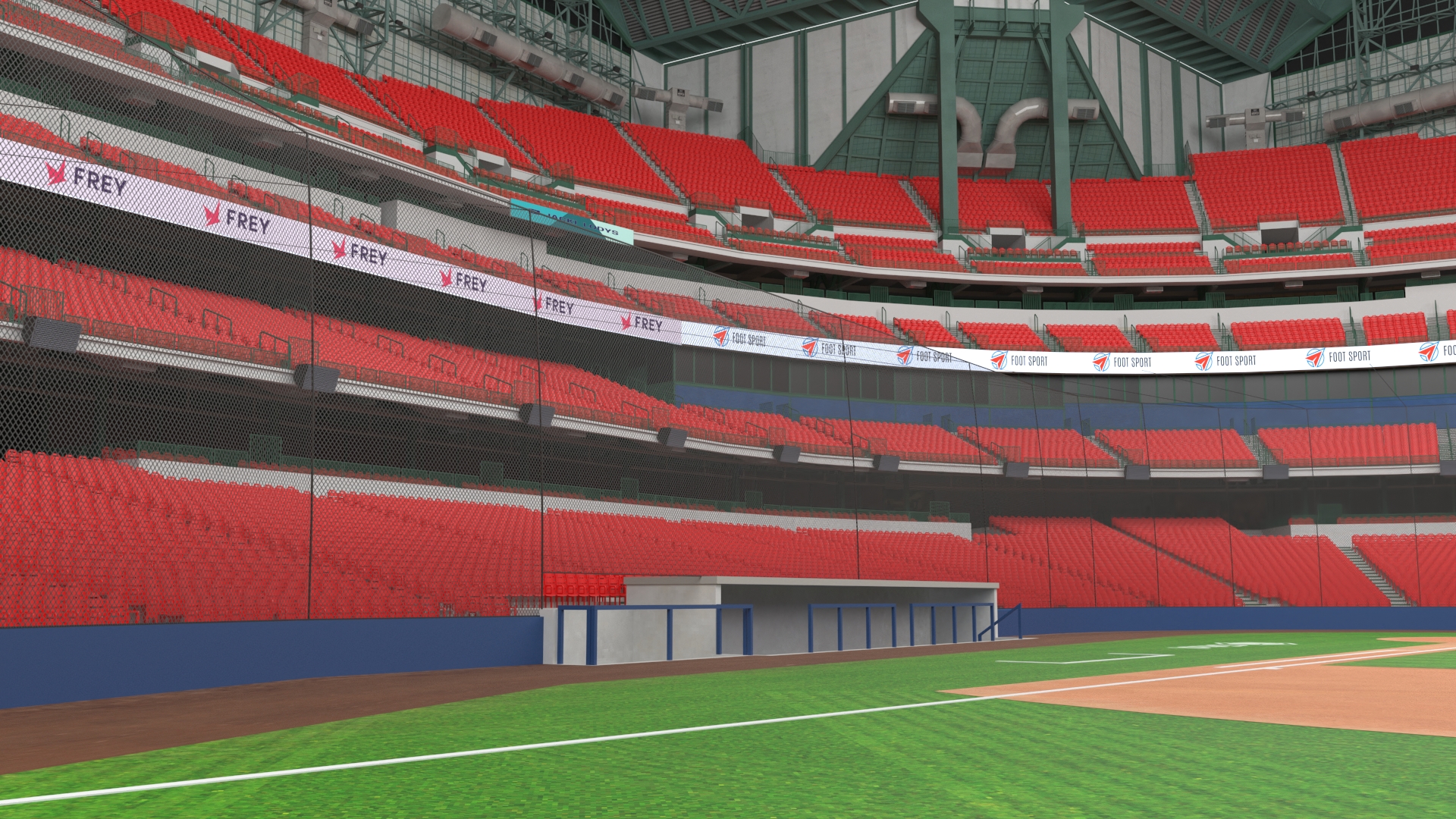 3D Baseball Stadium