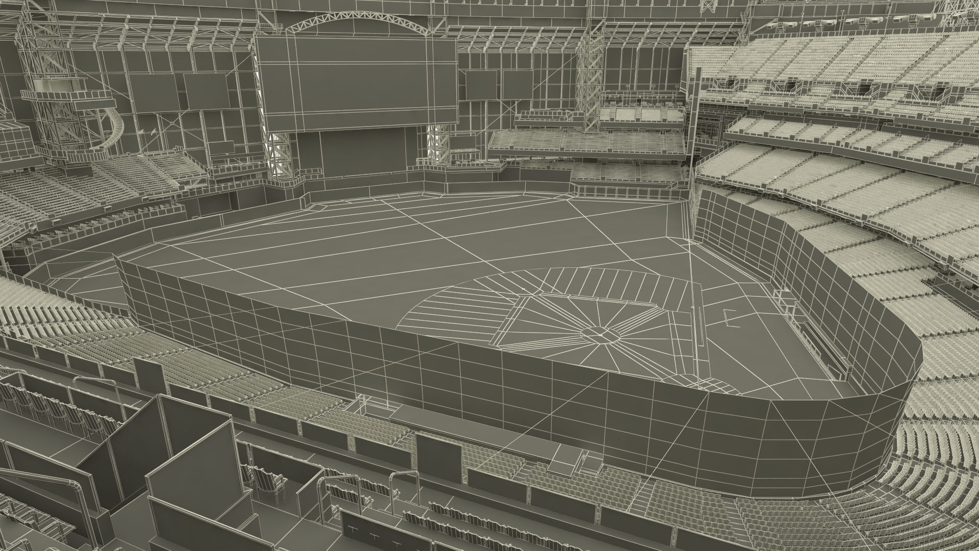 3D Baseball Stadium