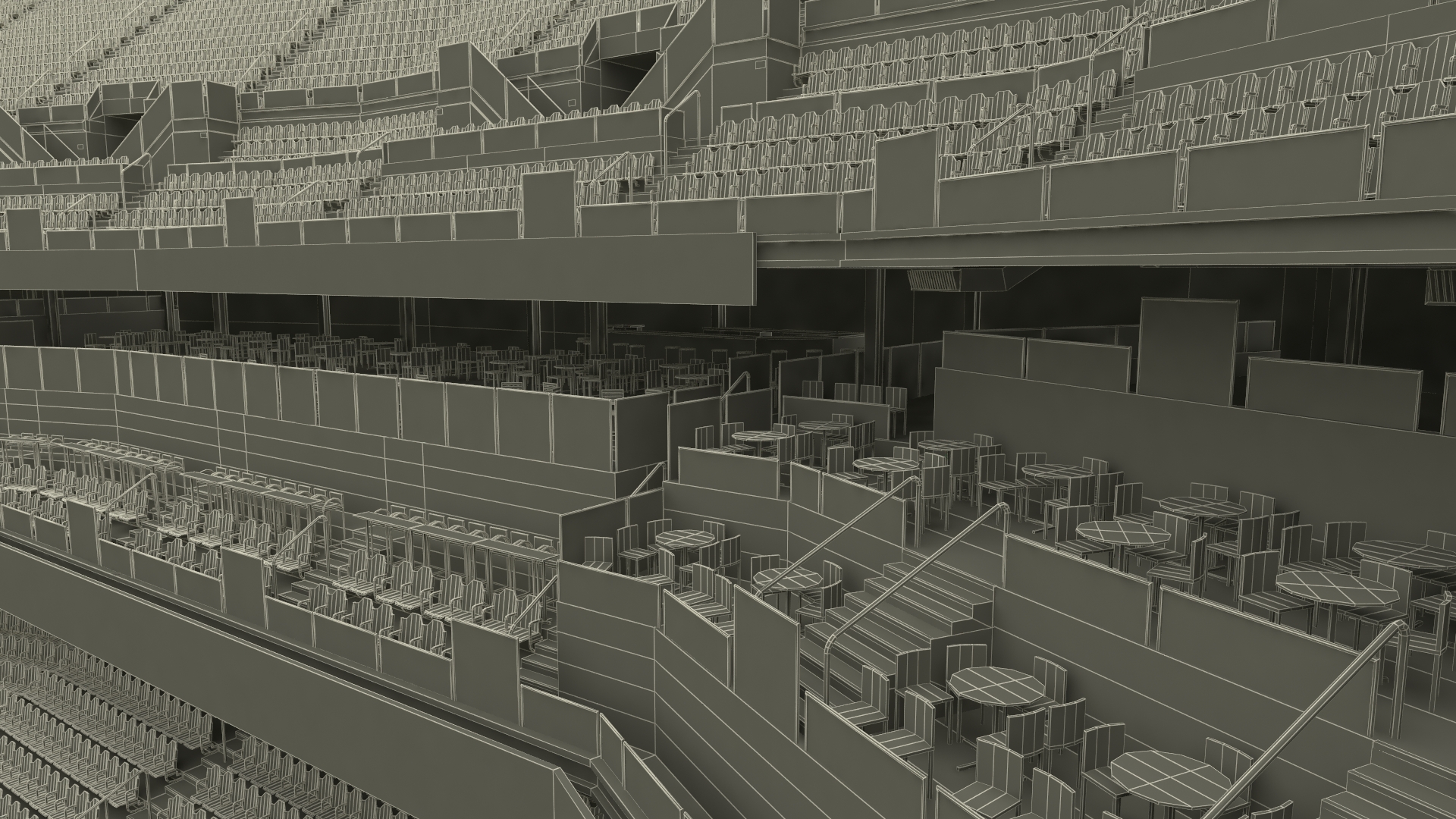 3D Baseball Stadium