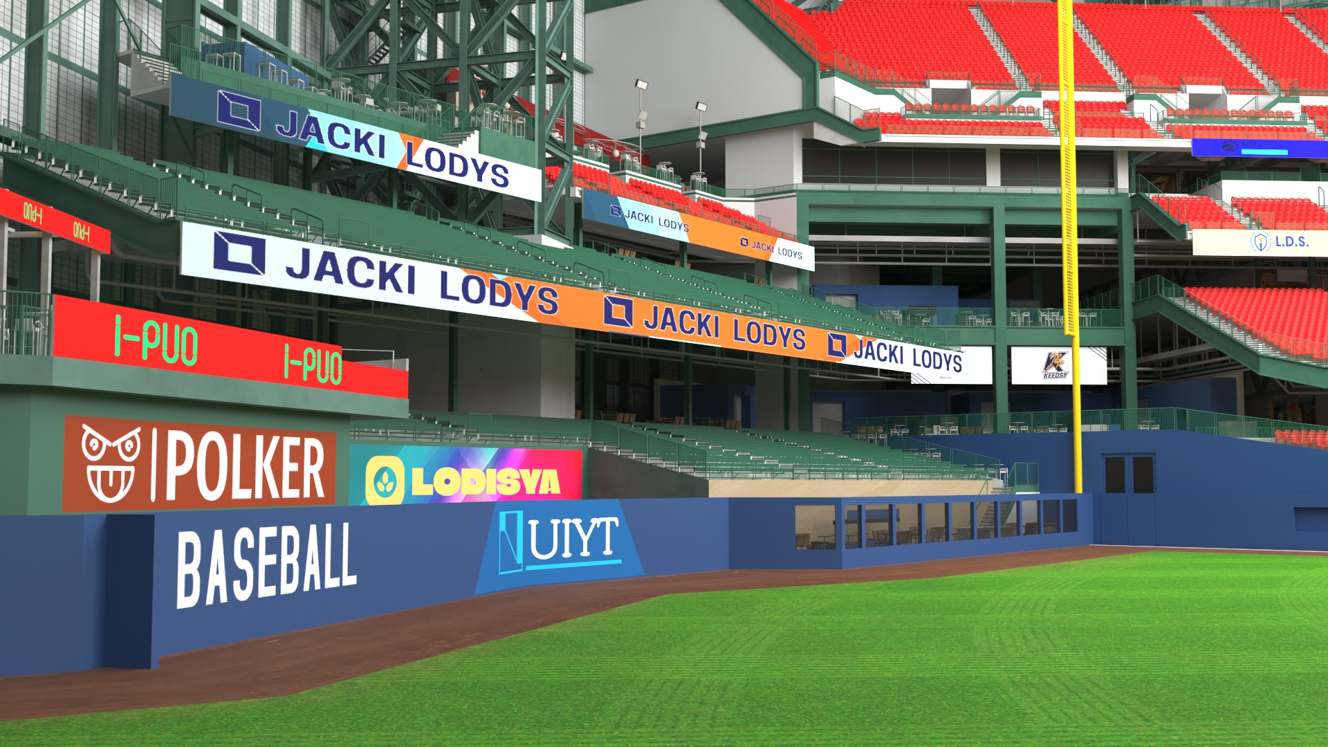 3D Baseball Stadium