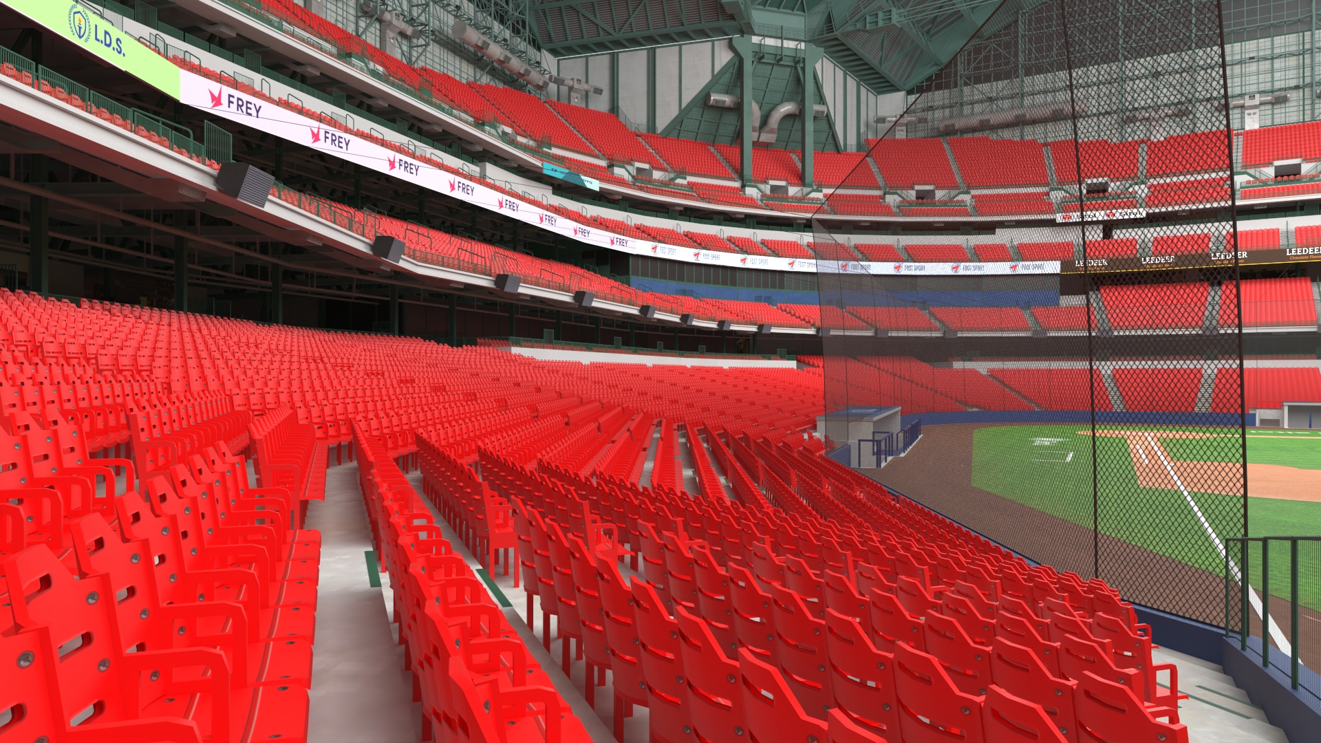 3D Baseball Stadium