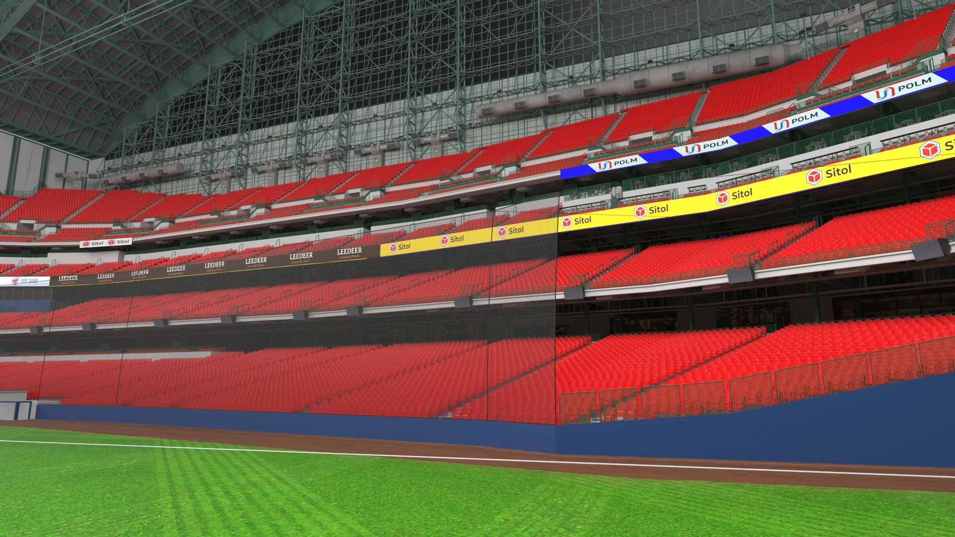 3D Baseball Stadium