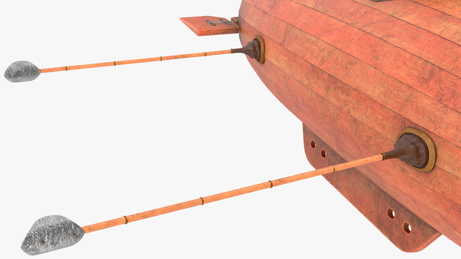 3D model Old Wooden Submarine