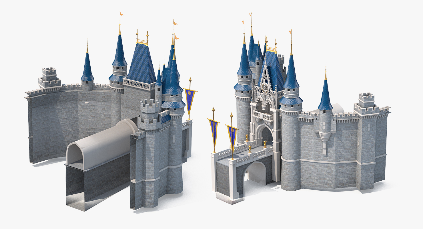 3D model Castle Entrance