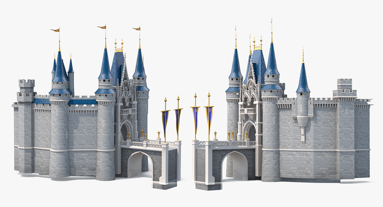 3D model Castle Entrance