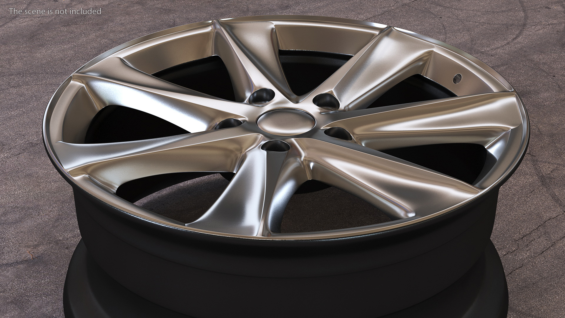 3D Car Wheel Rim model