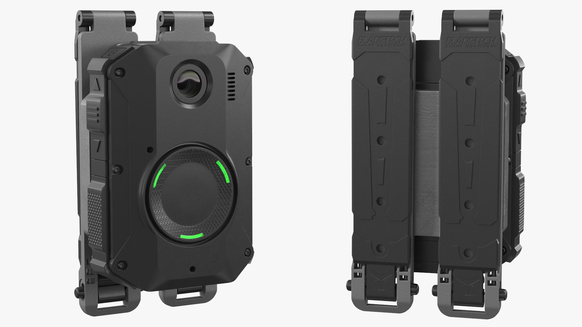 3D Police Body Camera on Molle Mount model