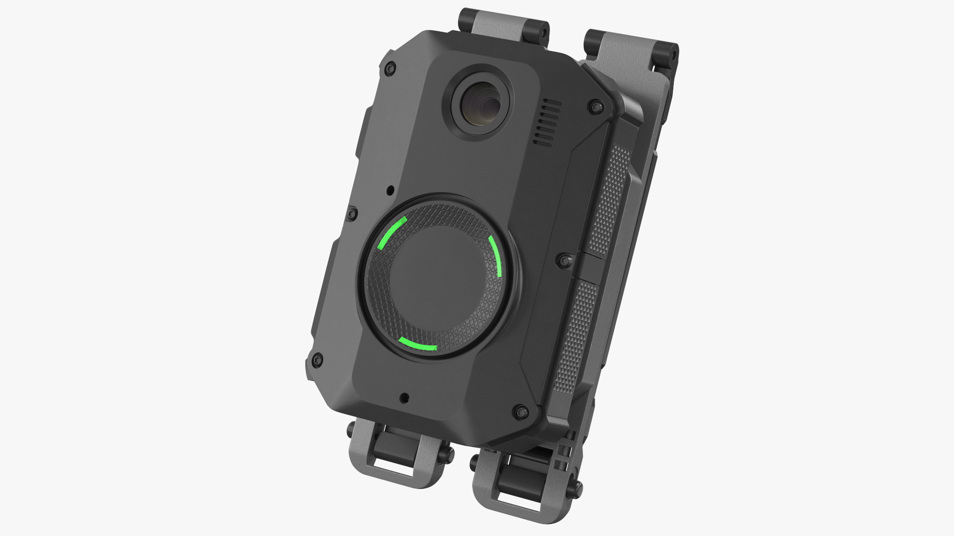 3D Police Body Camera on Molle Mount model