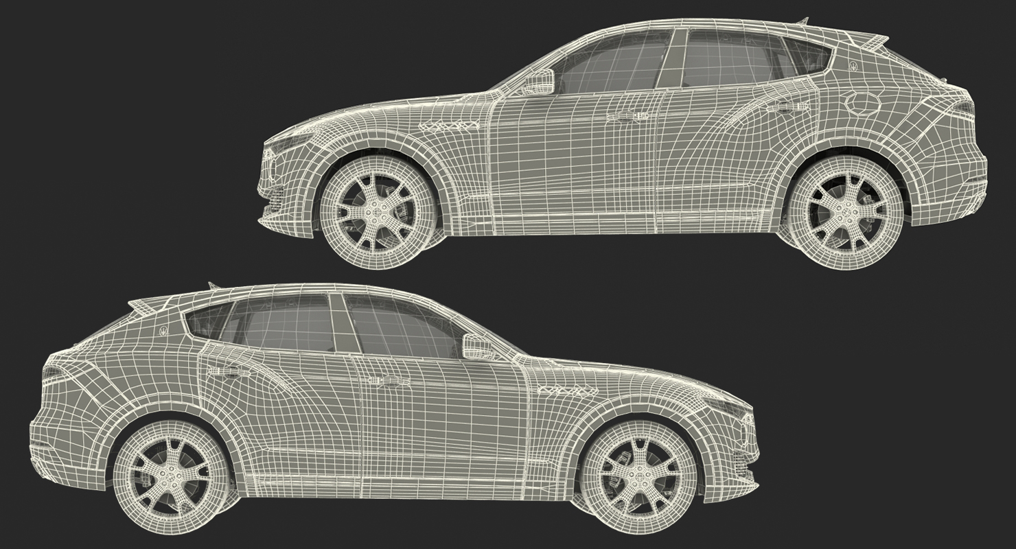 3D Maserati Levante 2017