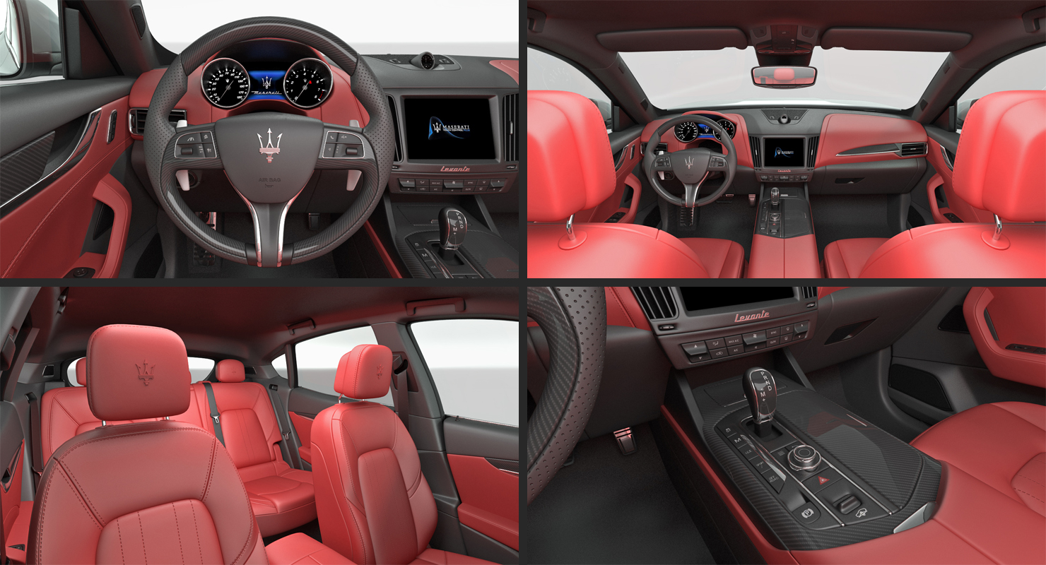 3D Maserati Levante 2017