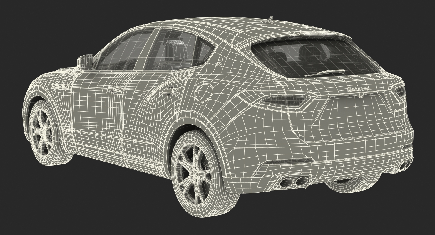 3D Maserati Levante 2017