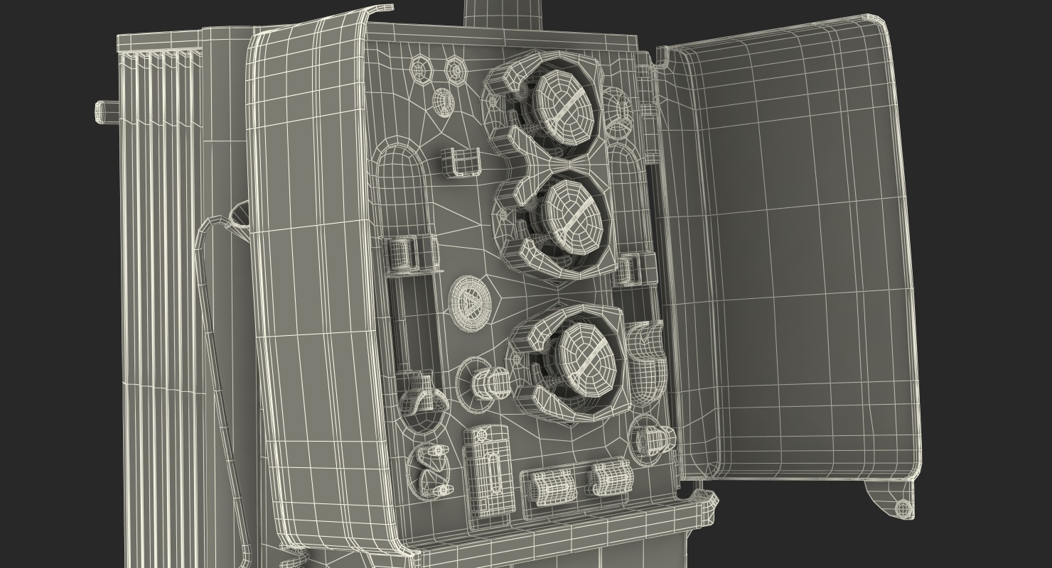 3D Dialysis Machine Rigged model