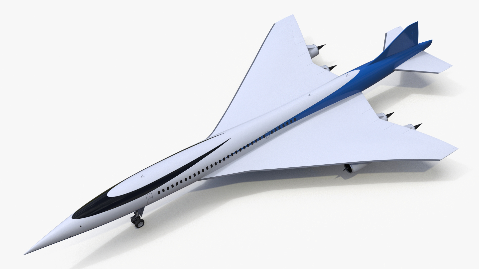 Supersonic Passenger Jet Generic 3D