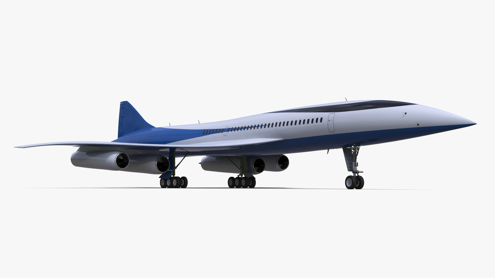 Supersonic Passenger Jet Generic 3D