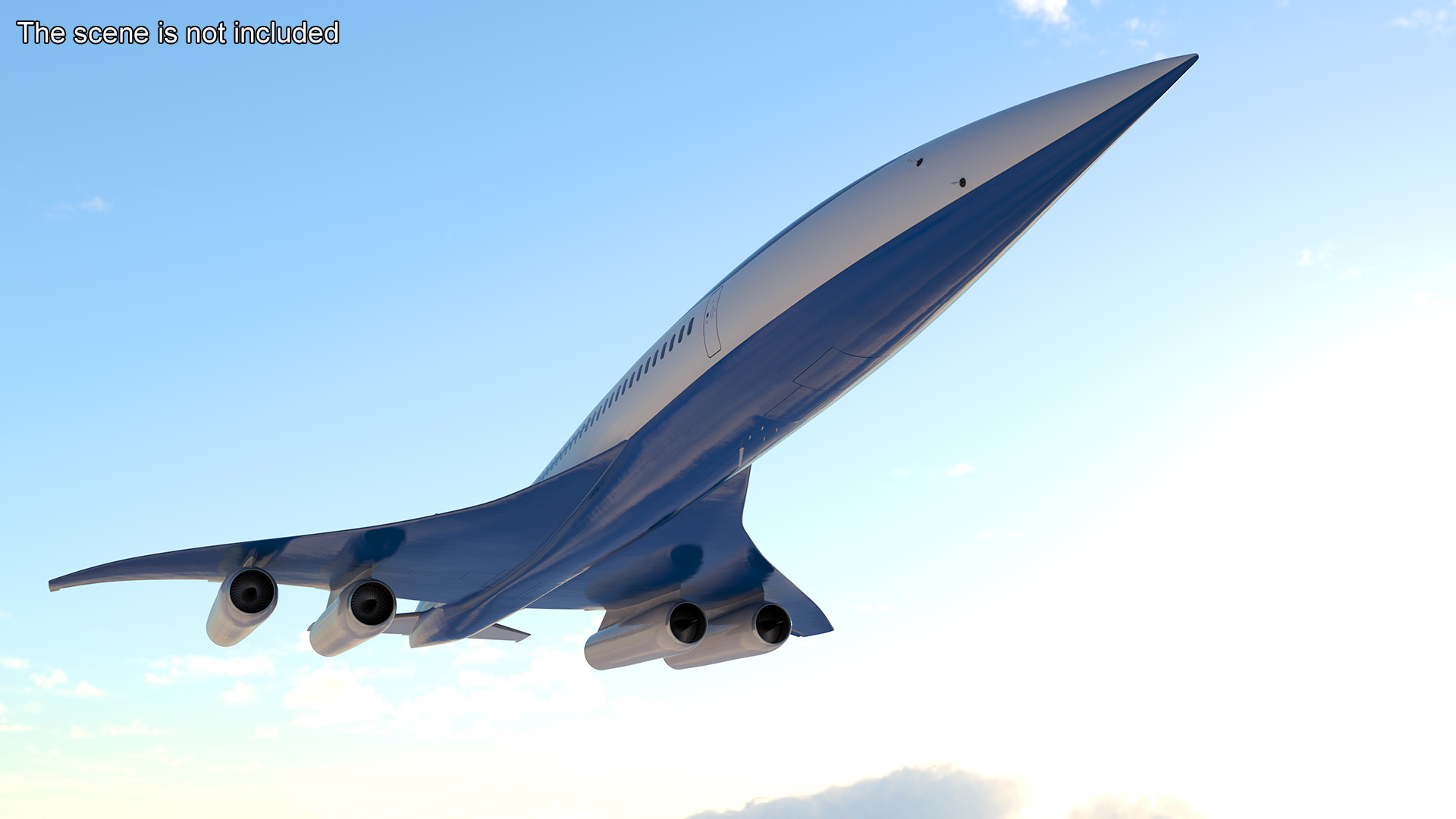 Supersonic Passenger Jet Generic 3D