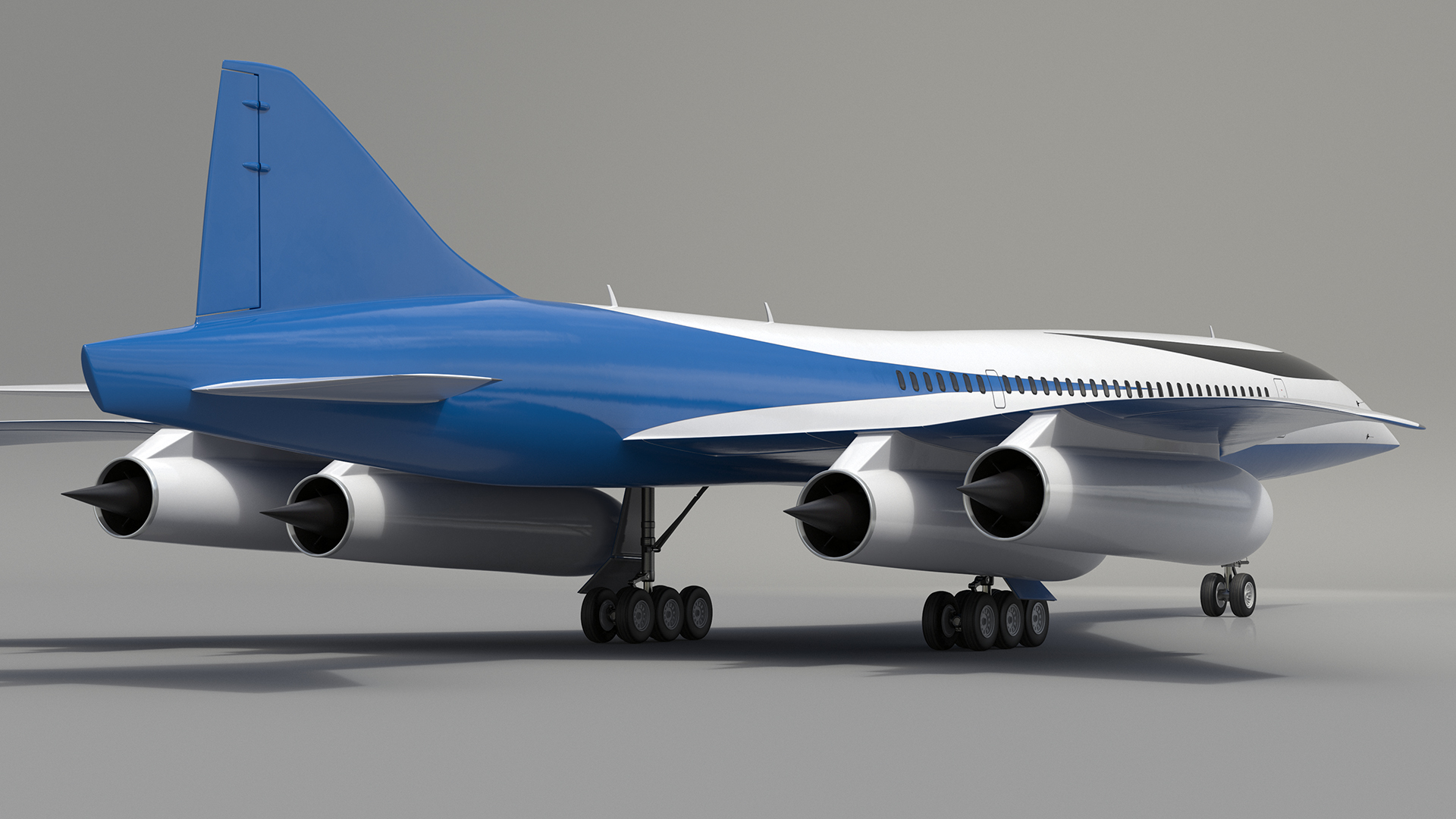 Supersonic Passenger Jet Generic 3D