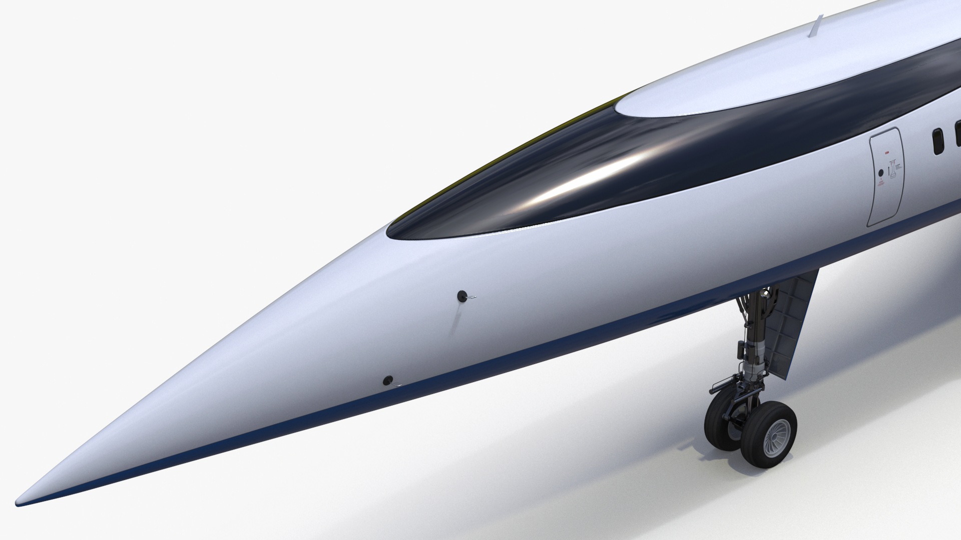 Supersonic Passenger Jet Generic 3D