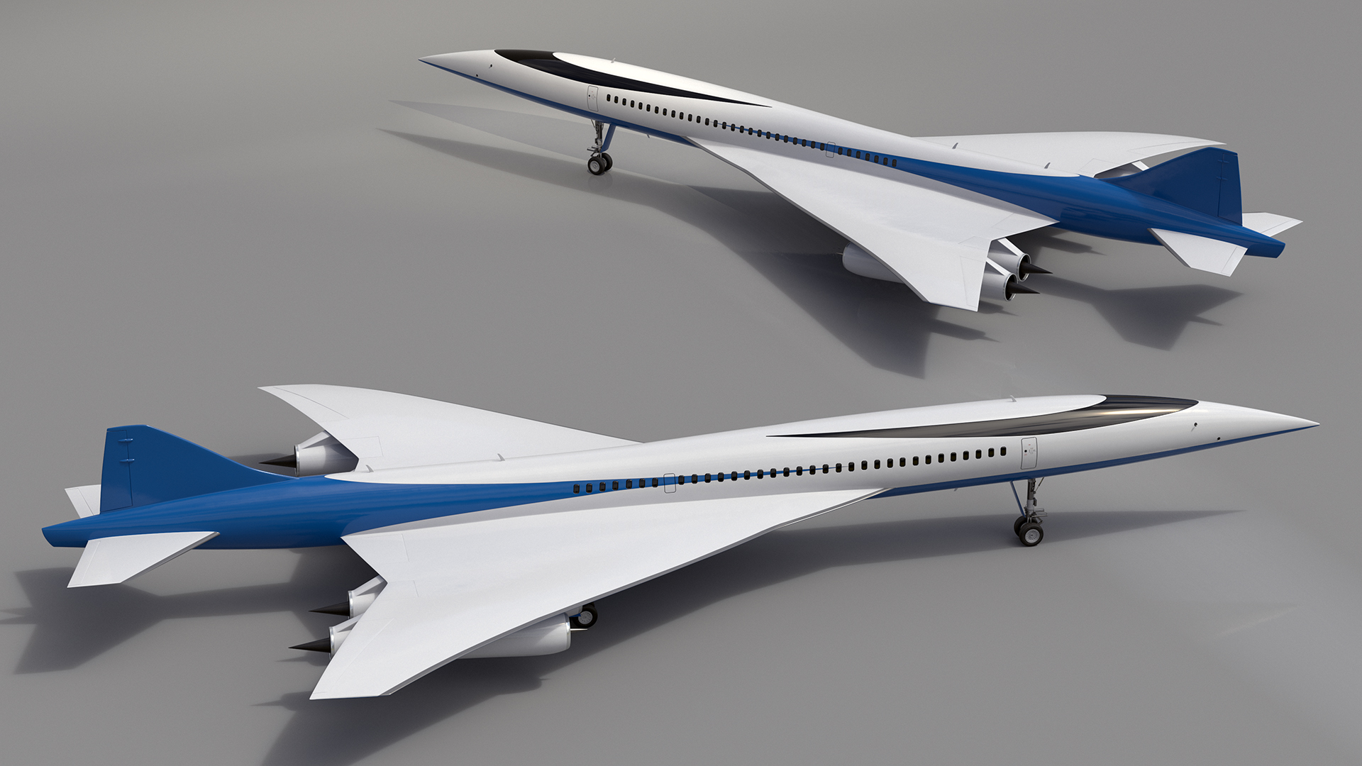 Supersonic Passenger Jet Generic 3D