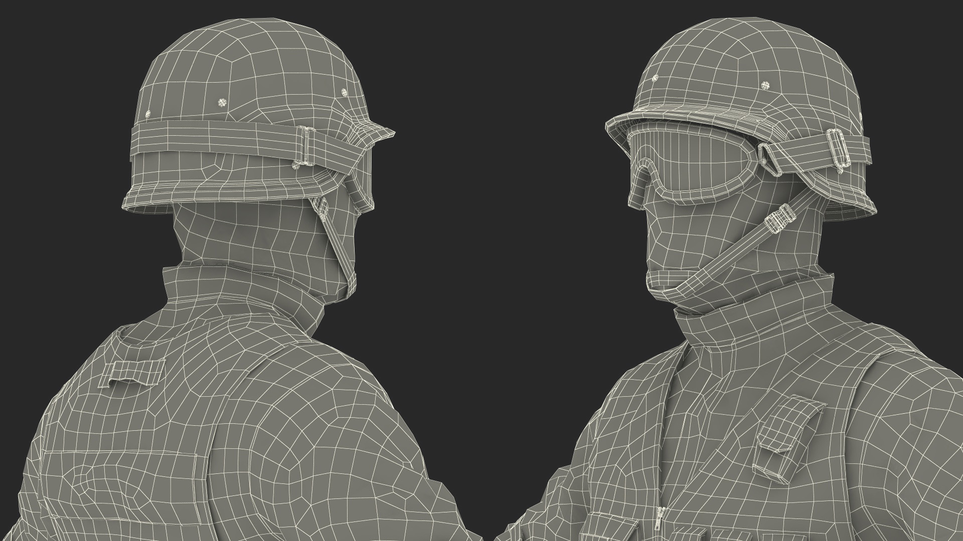 3D SWAT Police Officer Tactical Gear model