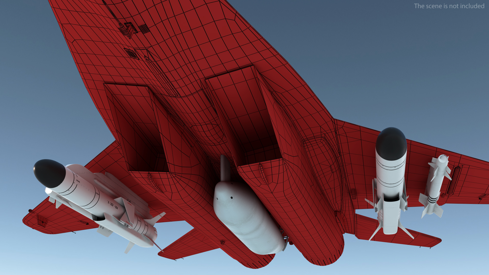 3D model Fighter Aircraft Armament