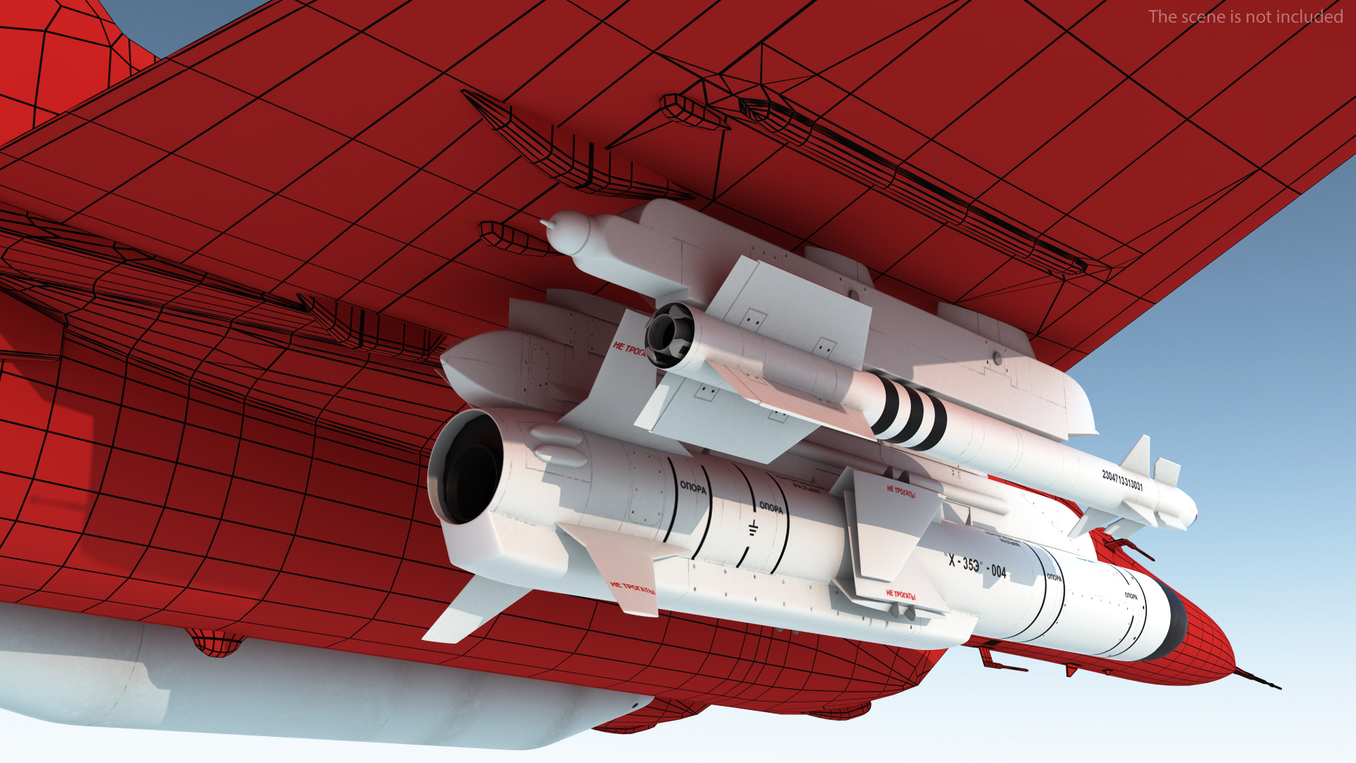 3D model Fighter Aircraft Armament