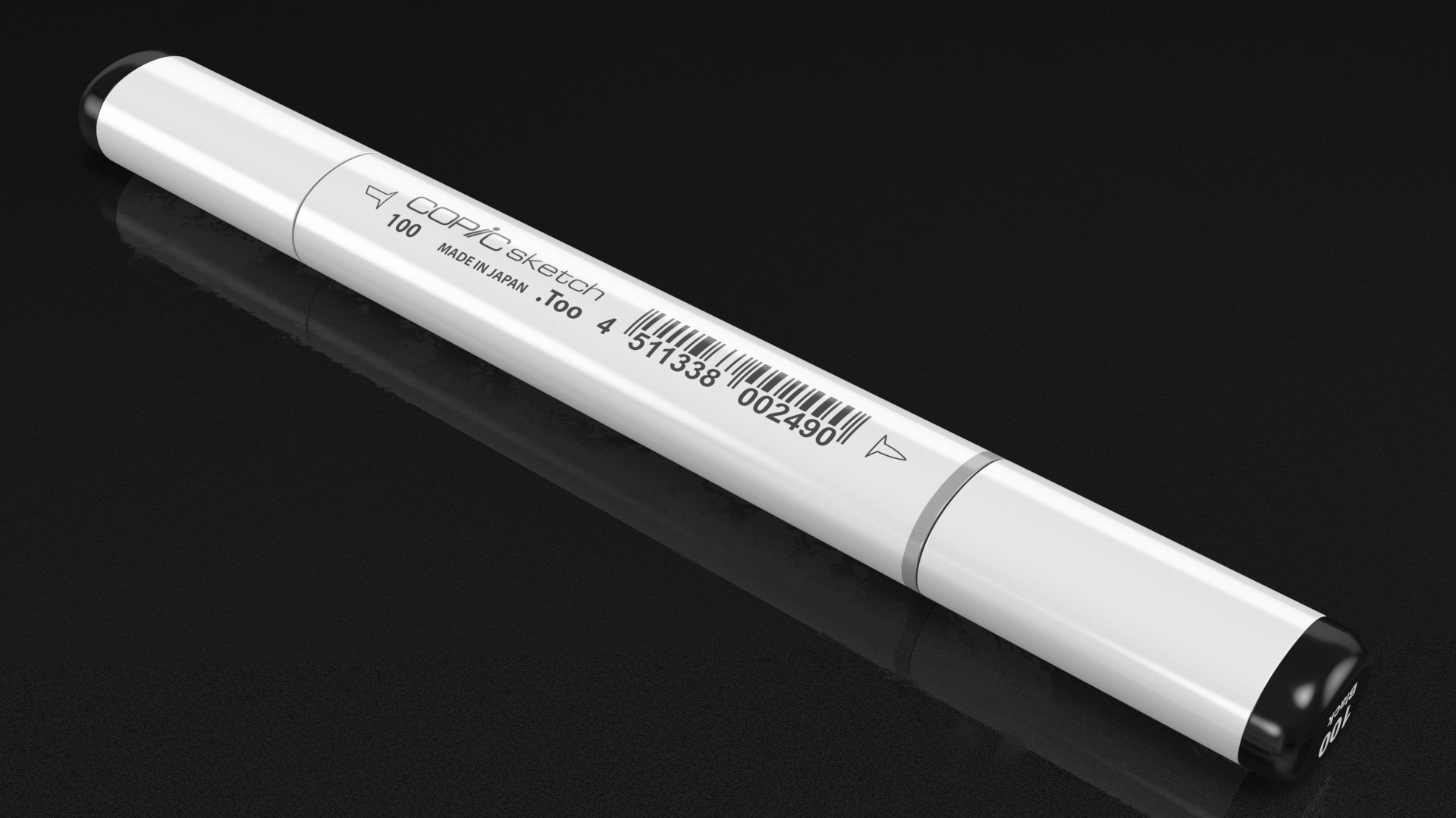 Sketch Marker Black 3D model