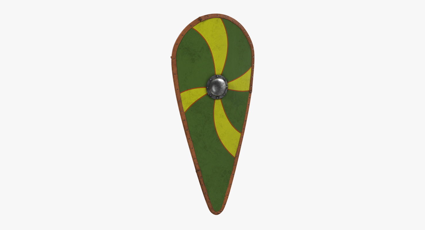 3D Norman Kite Shield model