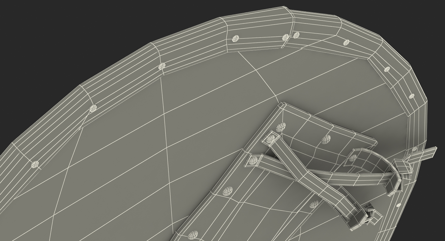 3D Norman Kite Shield model