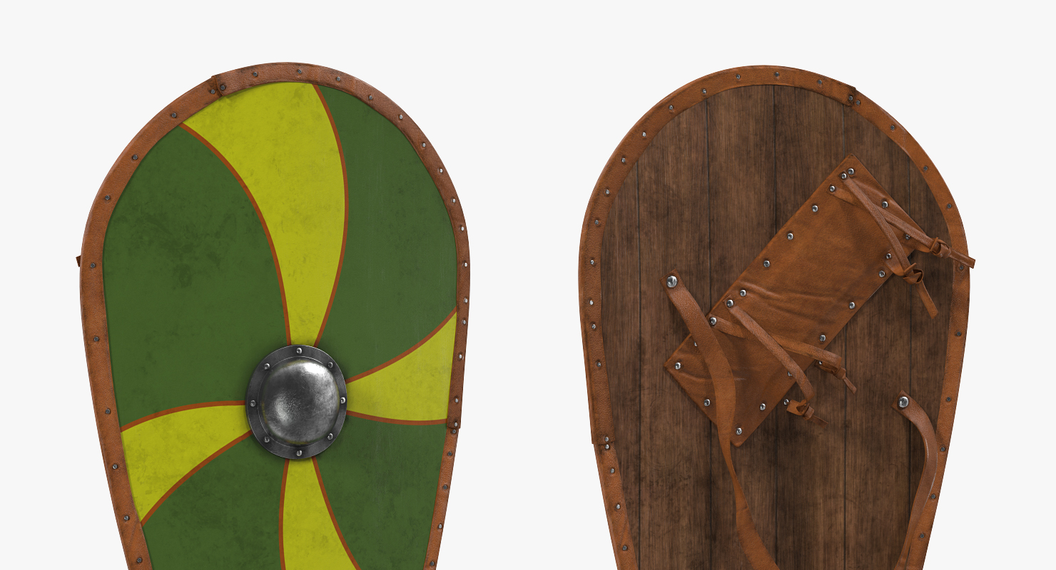 3D Norman Kite Shield model