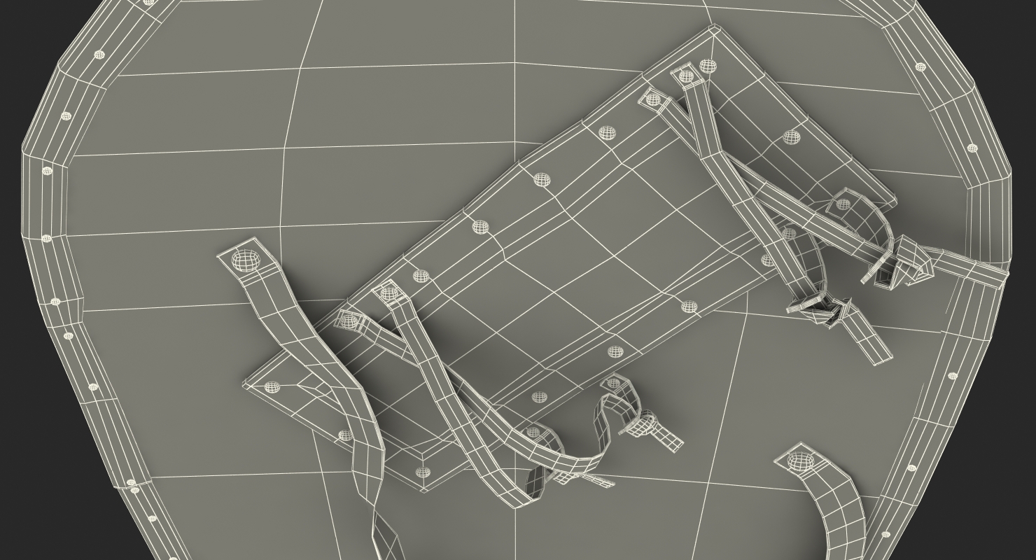 3D Norman Kite Shield model