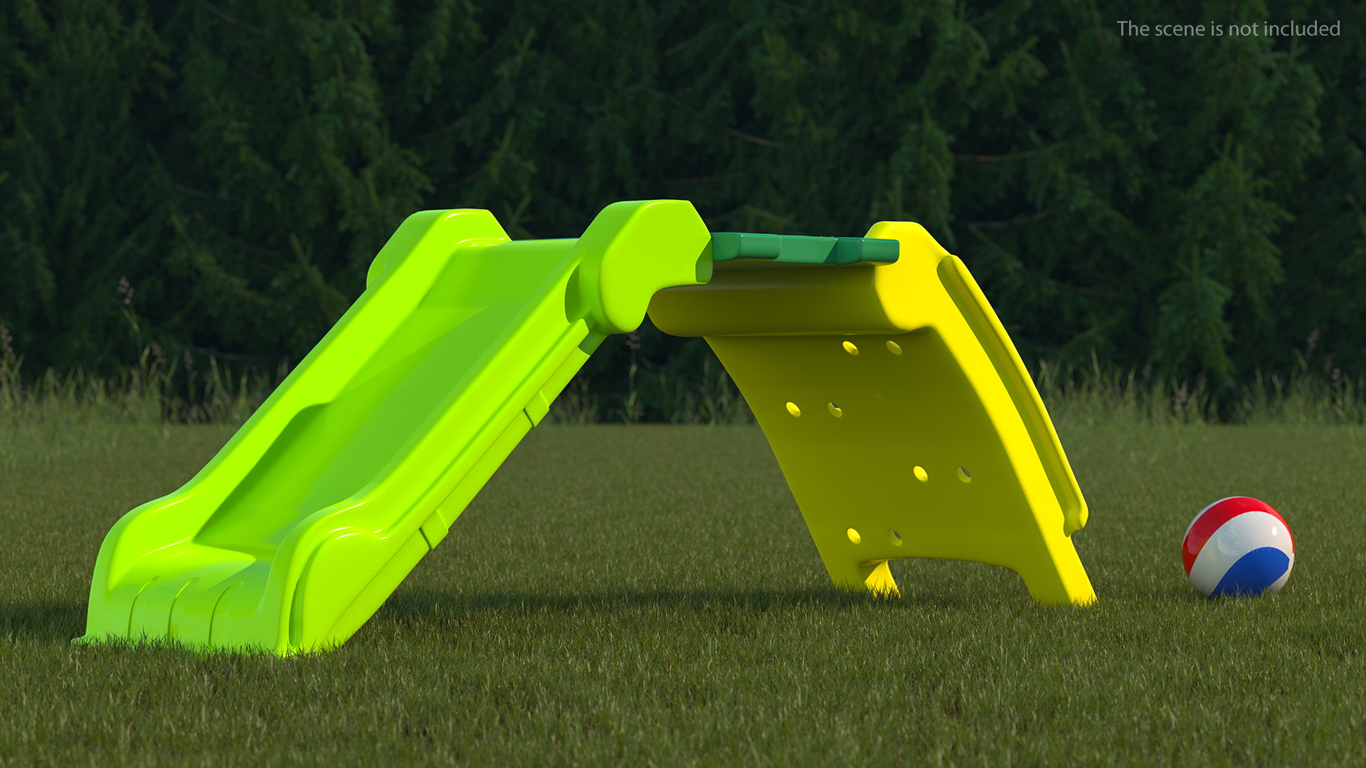 3D Plastic Kids Folding Slide