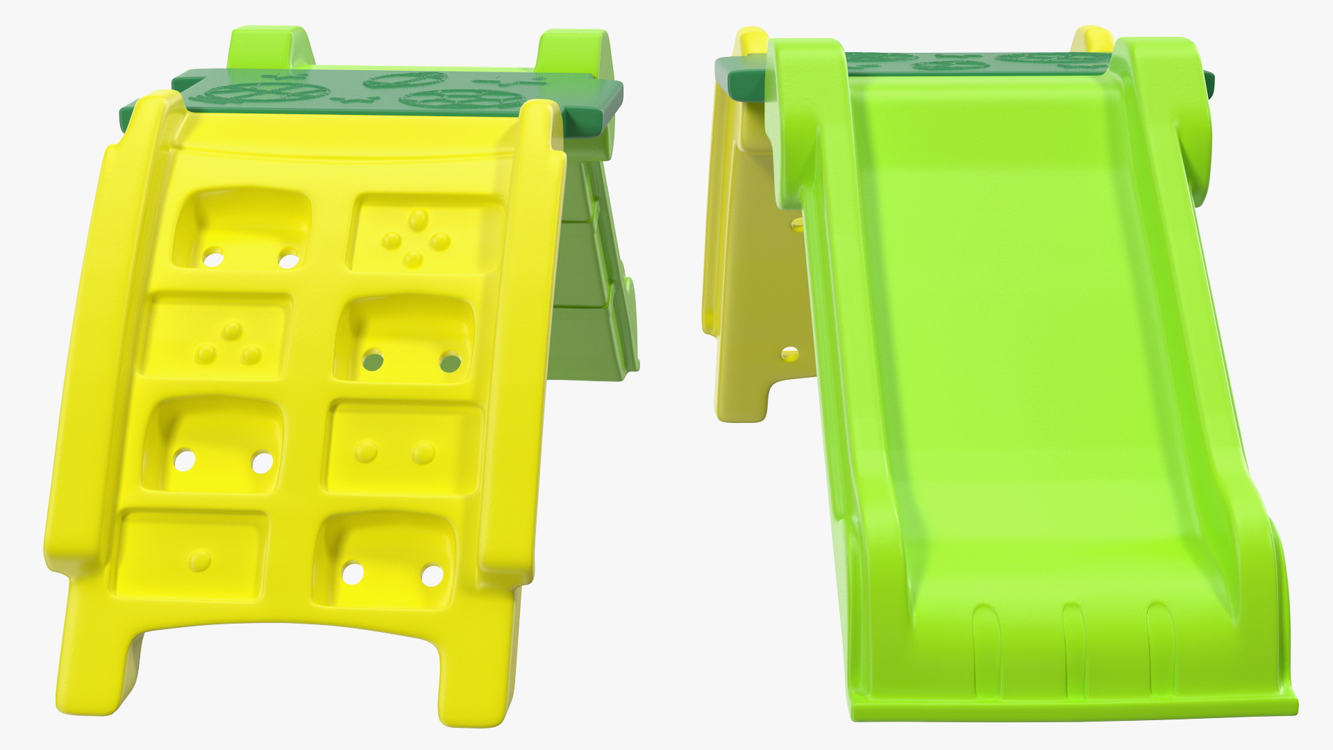 3D Plastic Kids Folding Slide